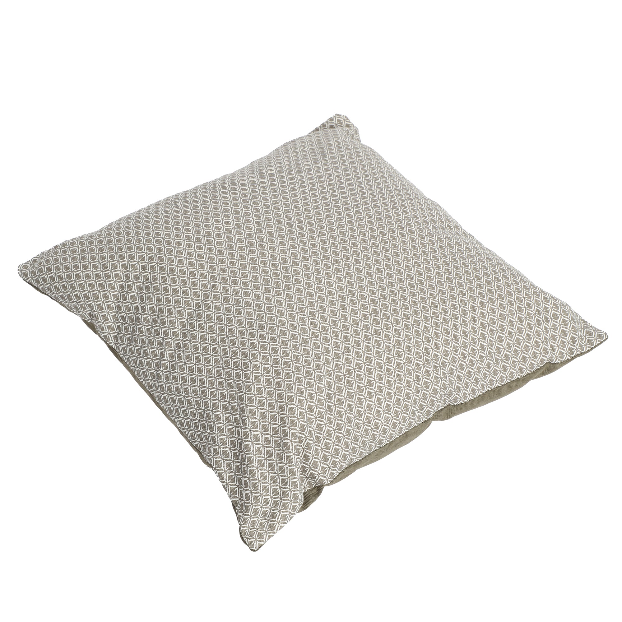 Coussin à motifs gris