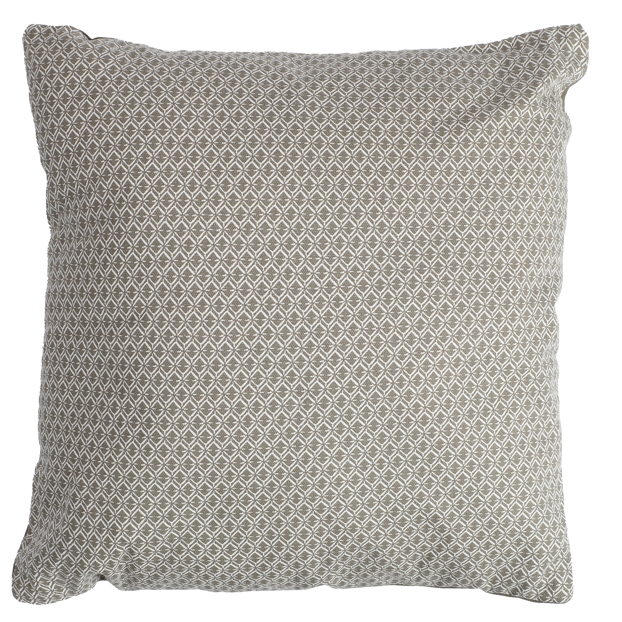 Coussin à motifs gris