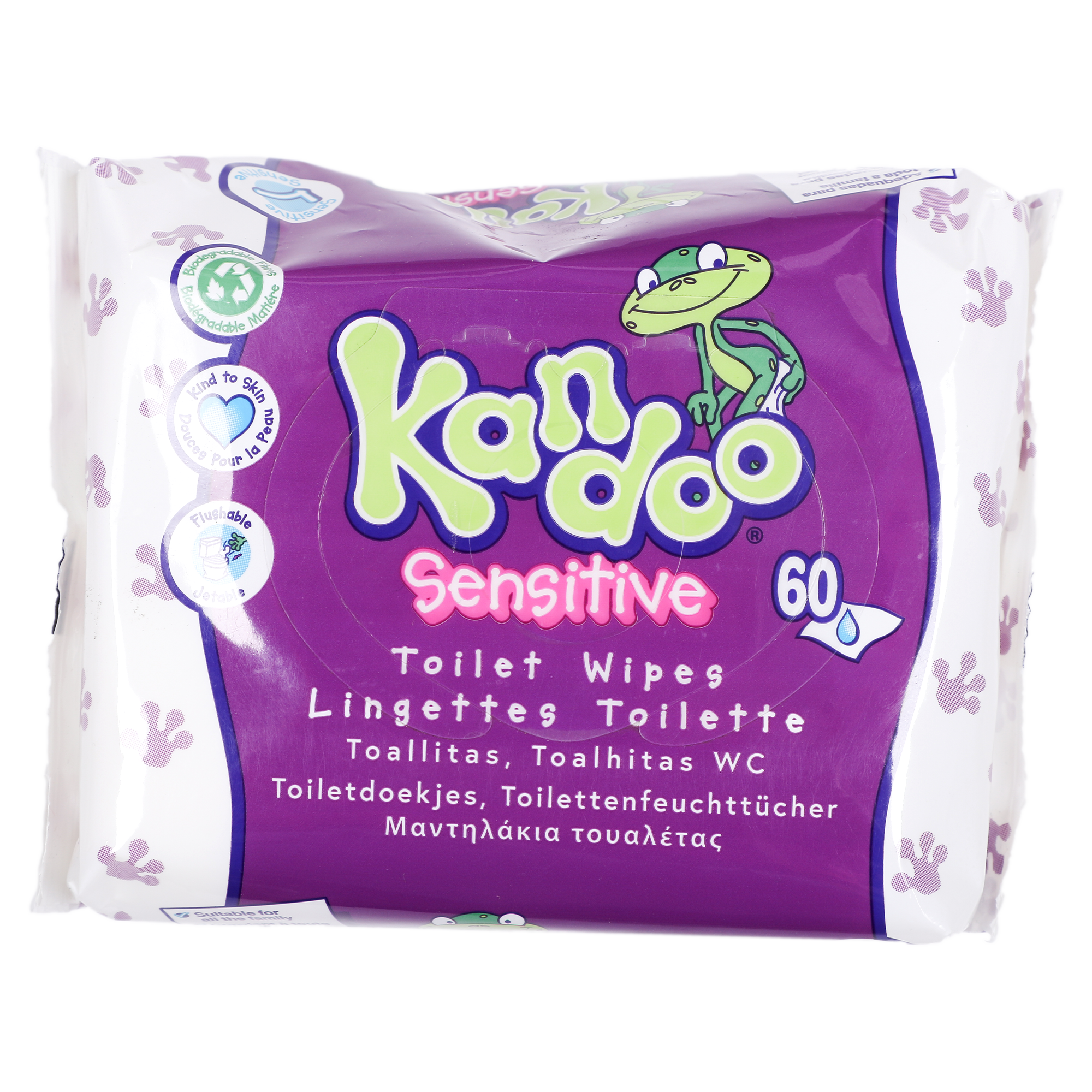 60 lingettes de toilette pour enfant sensitive
