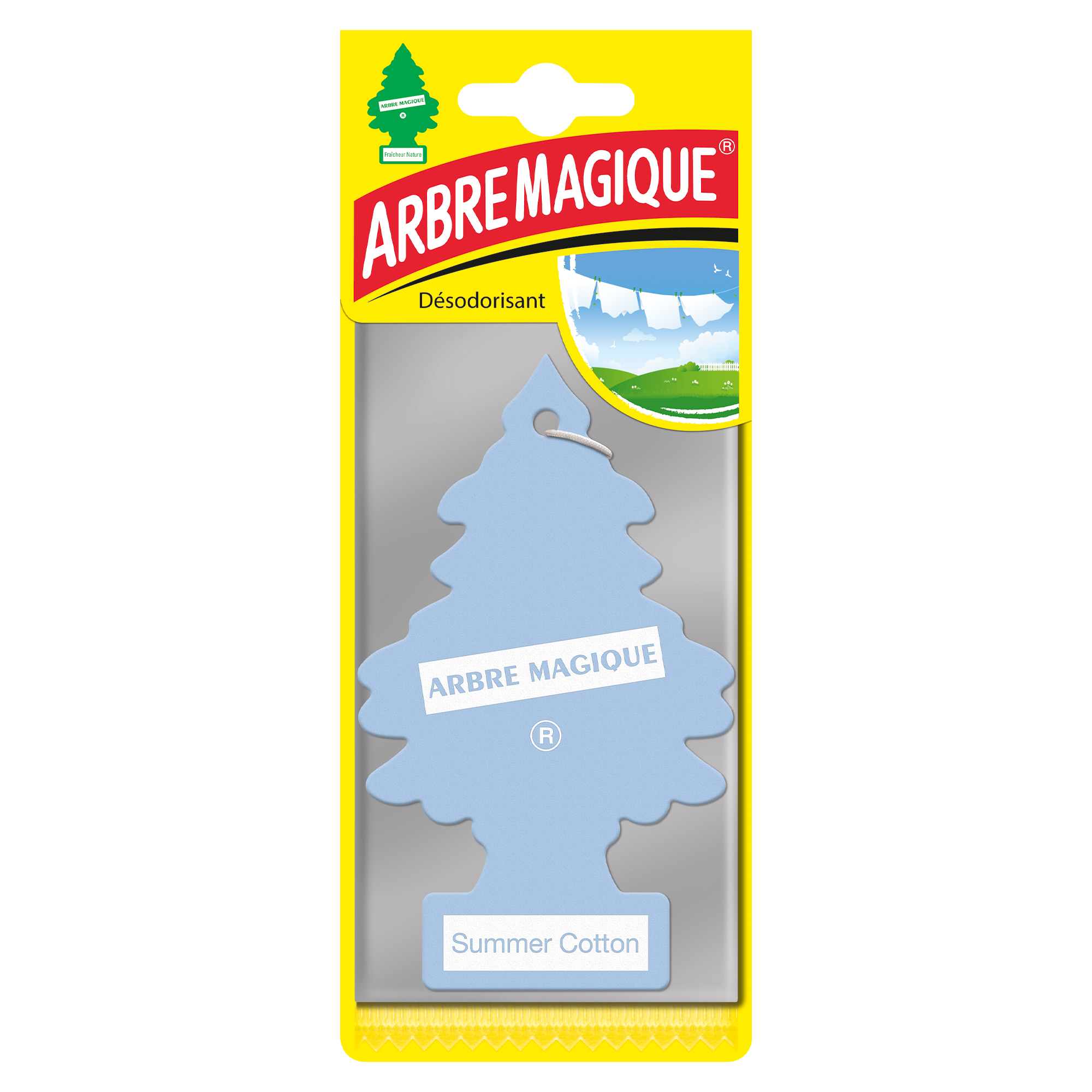 Désodorisant arbre magique summer cotton