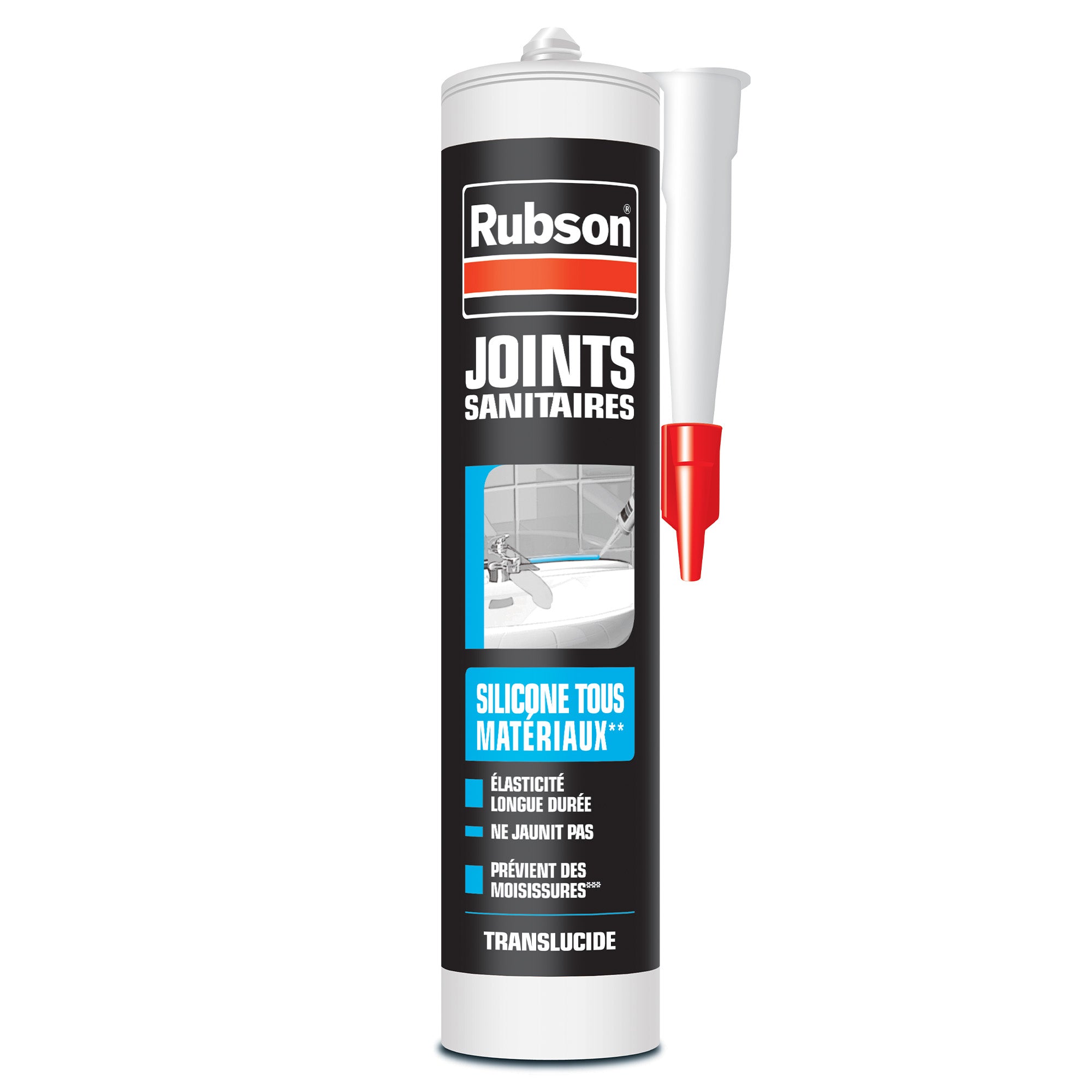 Kit joint sanitaire transparent