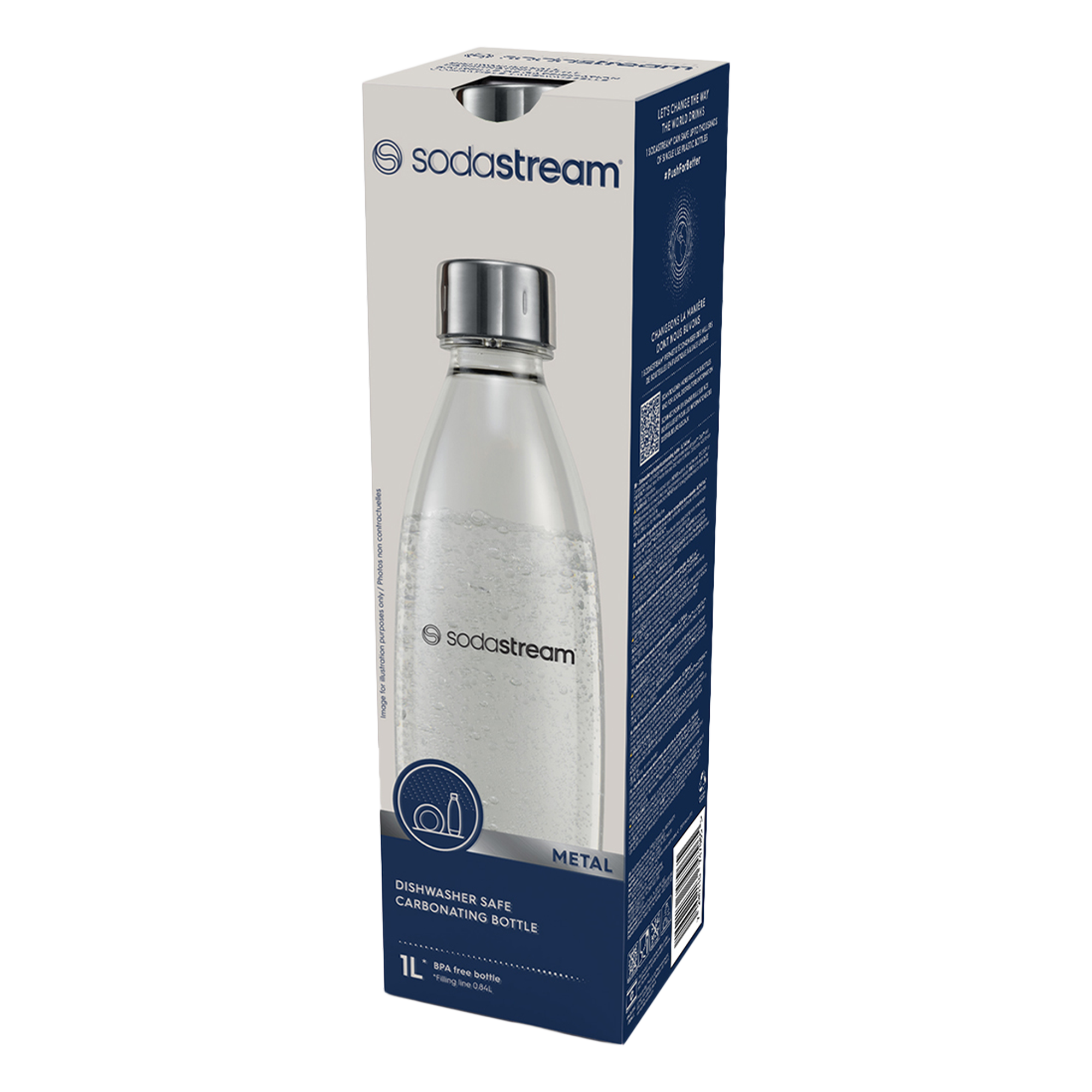 Bouteille lave vaisselle fuse metal 1L