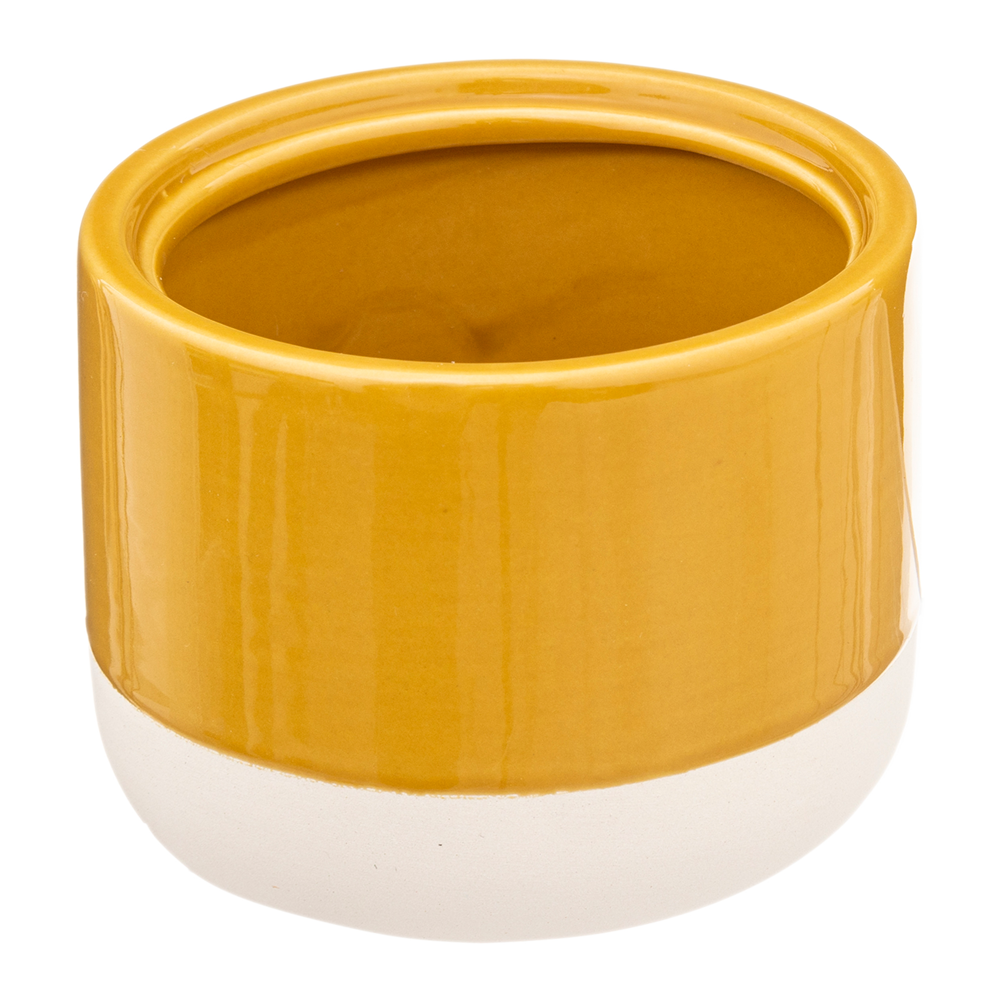 Pot à cotons ocre
