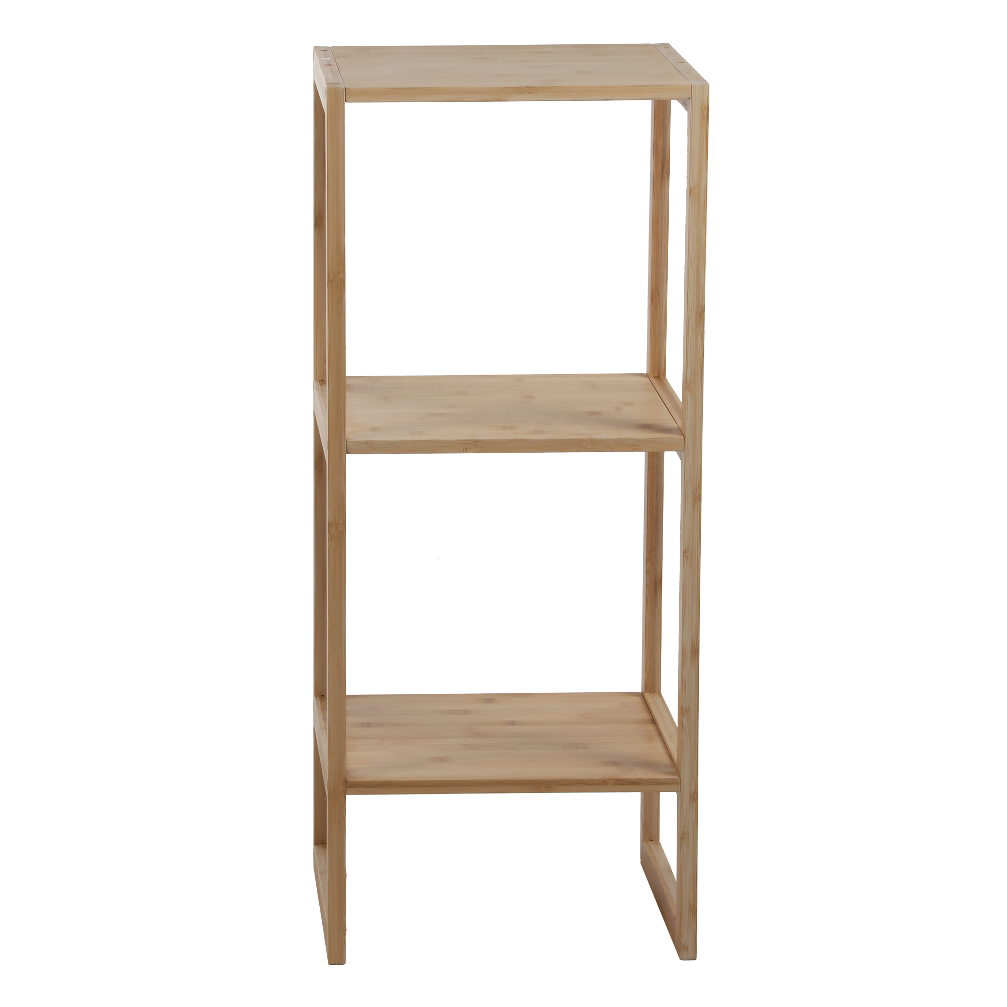 Etagère 2 niveaux en bambou