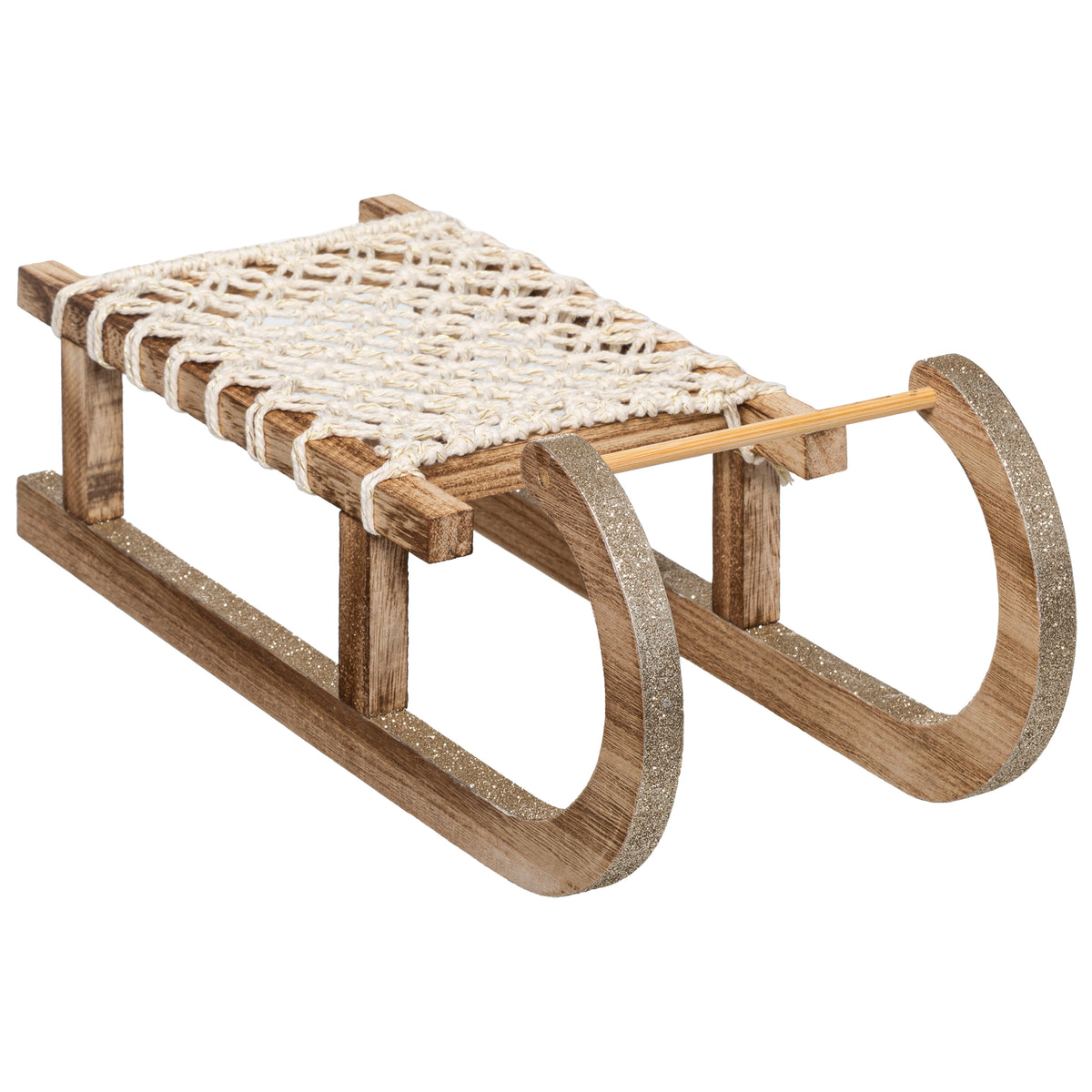 Luge en bois avec corde 40 cm
