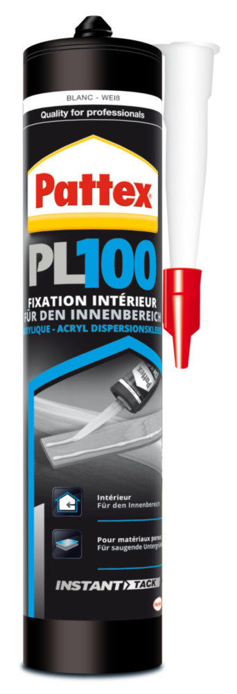 Colle mastic de fixation acrylique PL100 380g