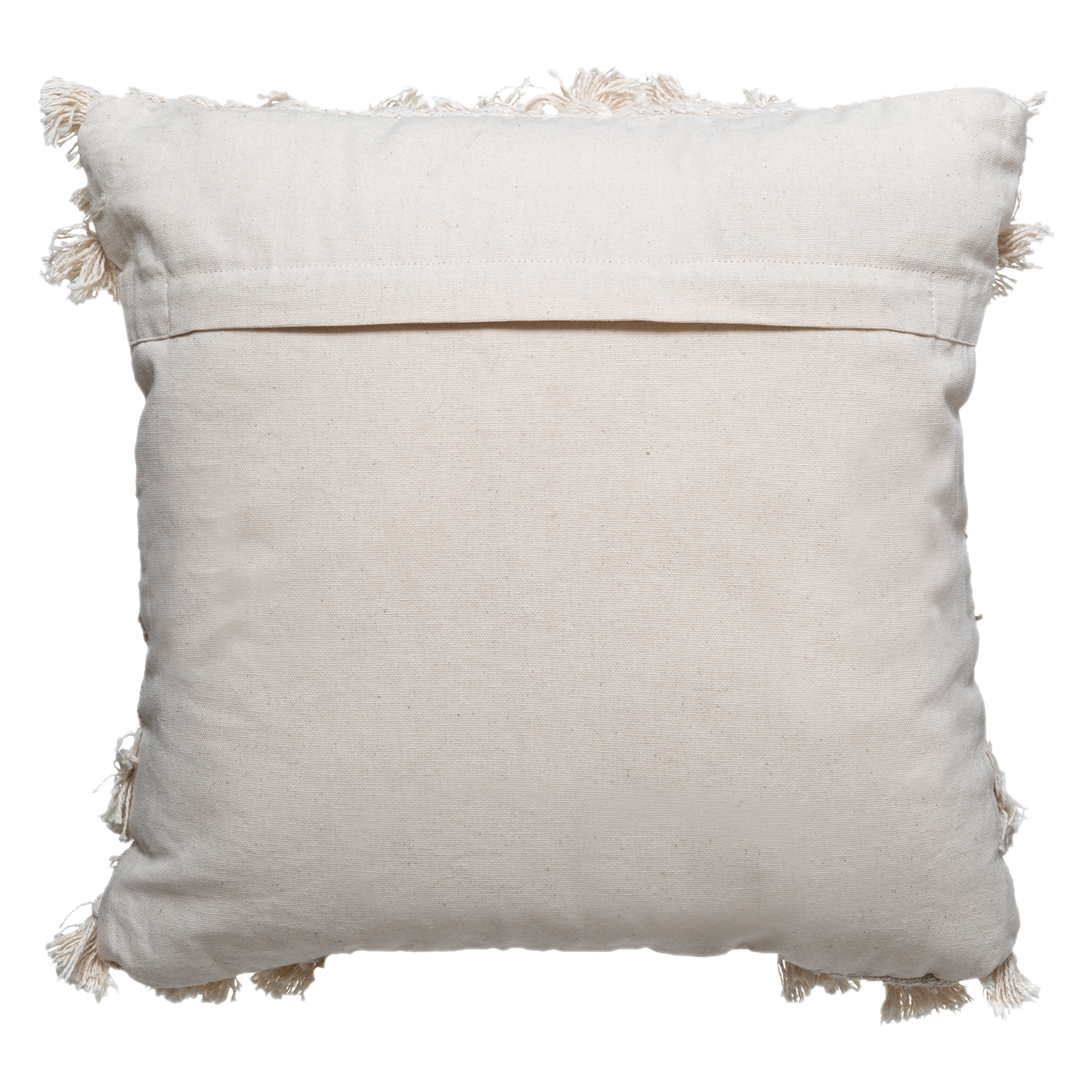 Coussin pompons 45x45cm