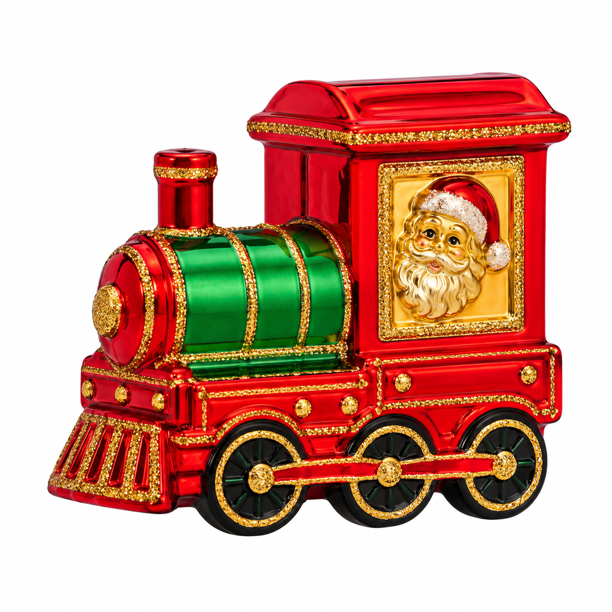 Décoration de Noël train à eau 2L 22 cm