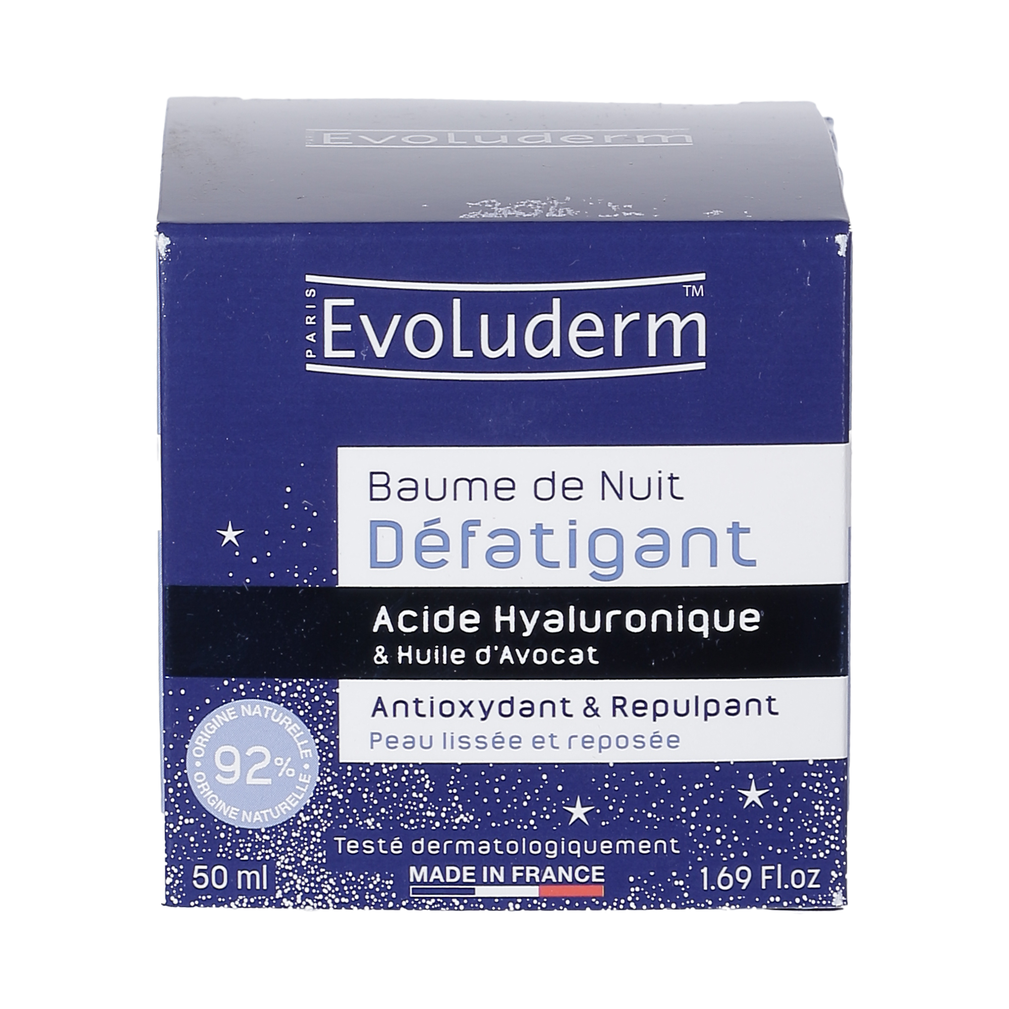 Baume de nuit défatiguant à l'acide hyaluronique