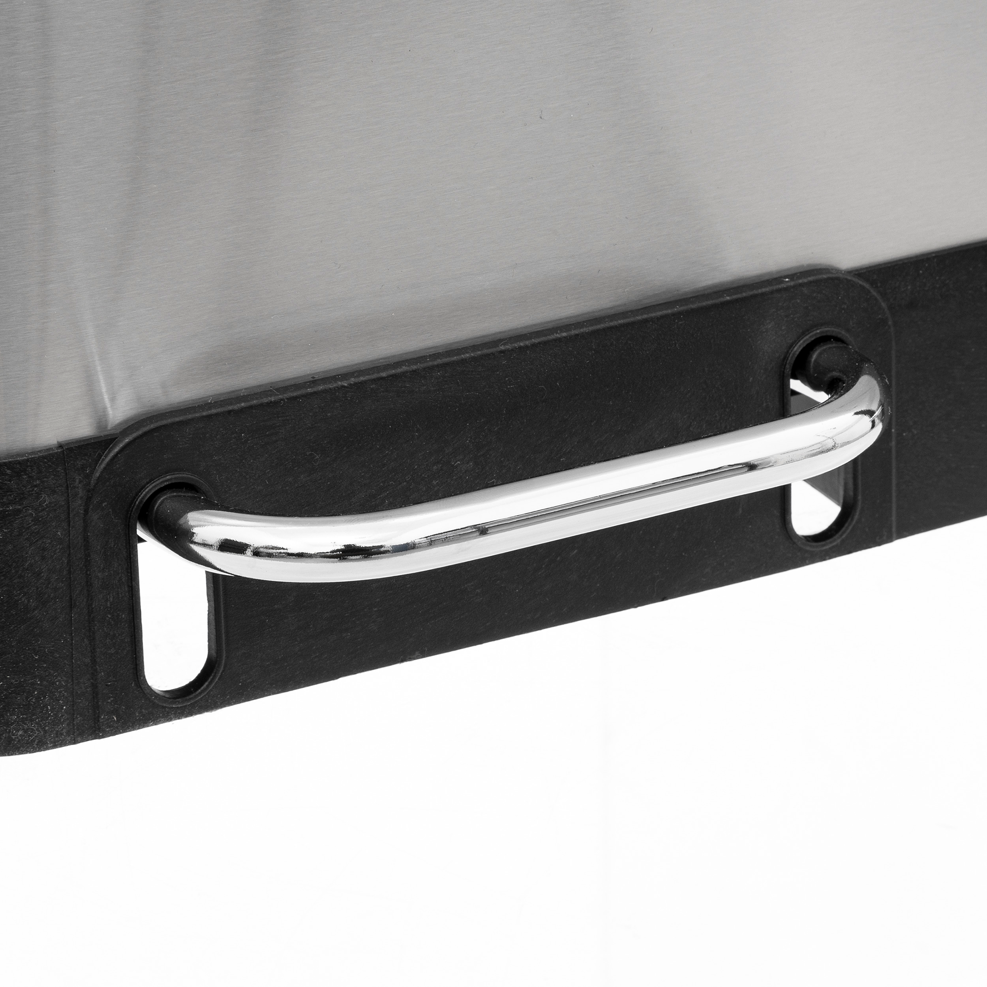 Poubelle de tri sélectif à pédale en inox