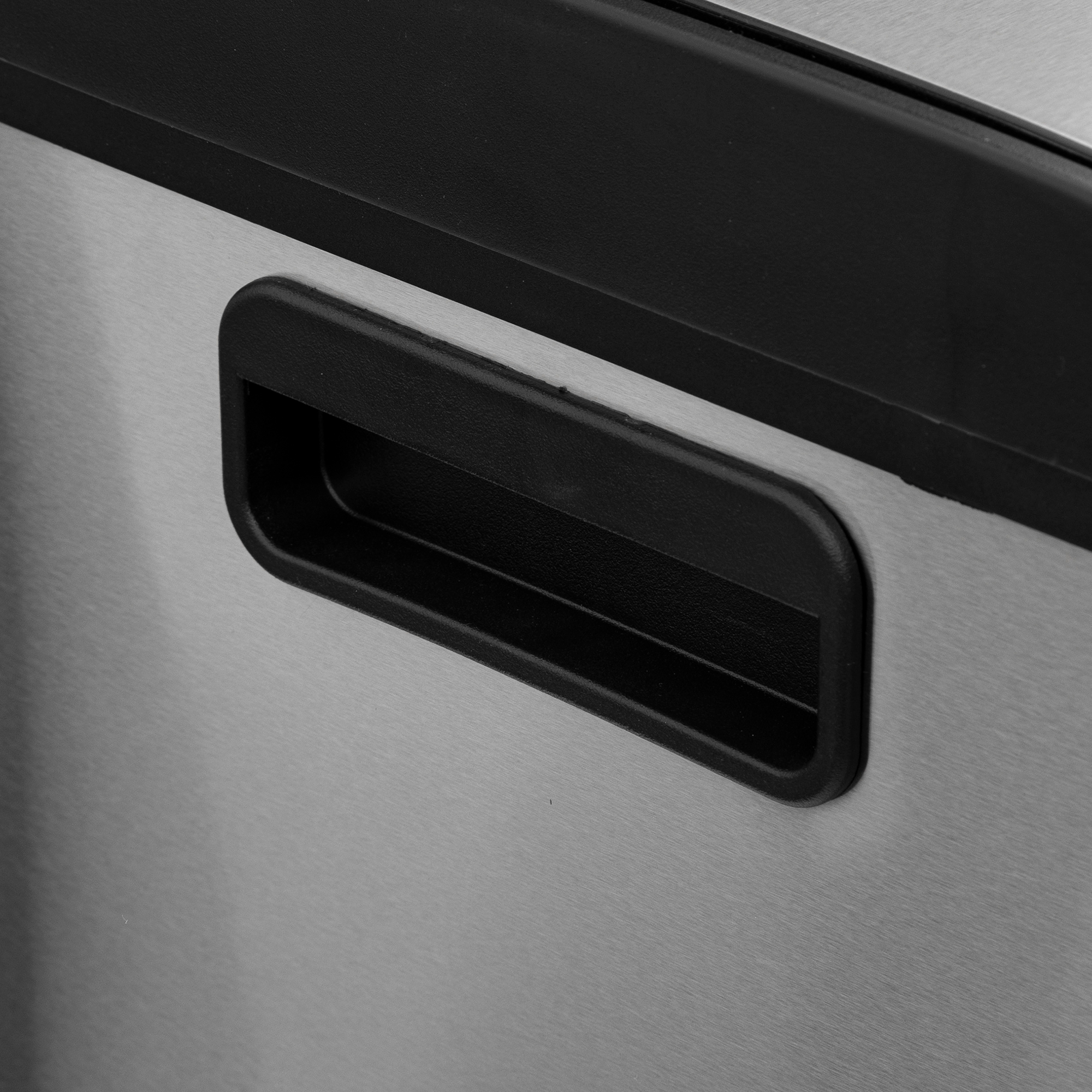 Poubelle de tri sélectif à pédale en inox