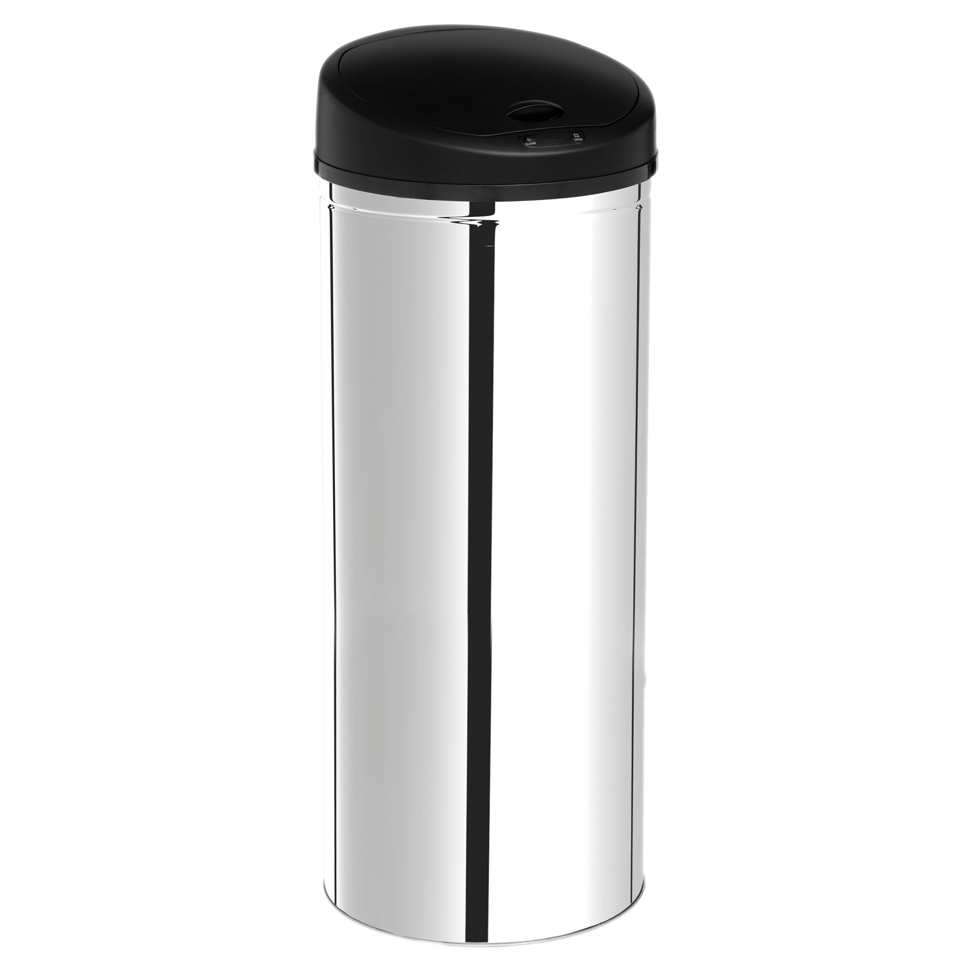 Poubelle métal Sensor 57L avec couvercle automatique