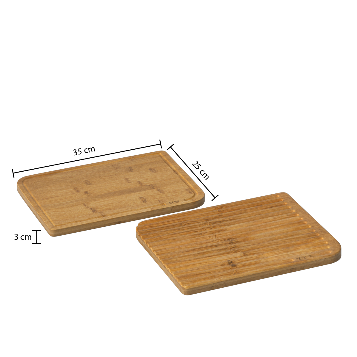 2 Planches à découper en bambou