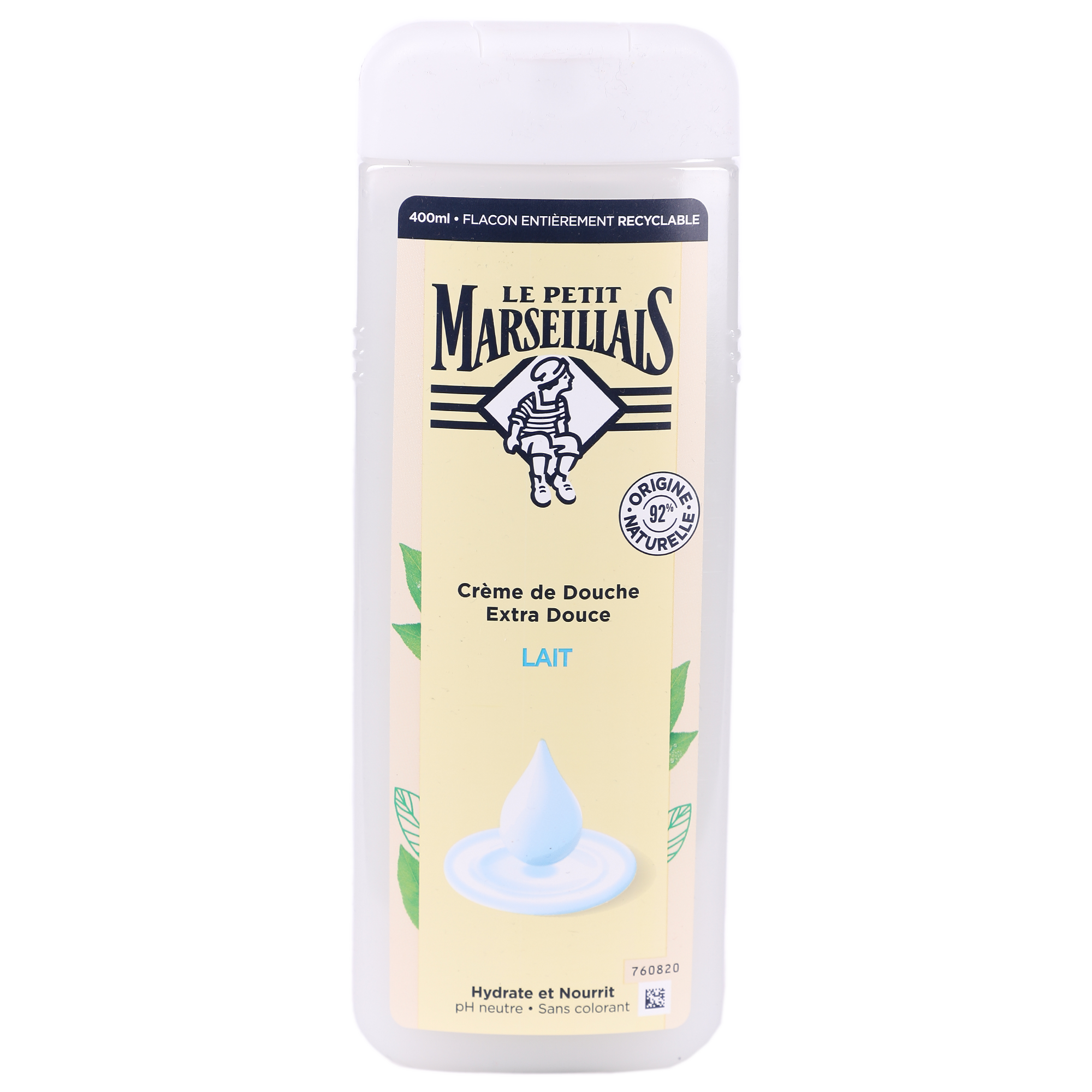 Crème de douche  extra douce au lait