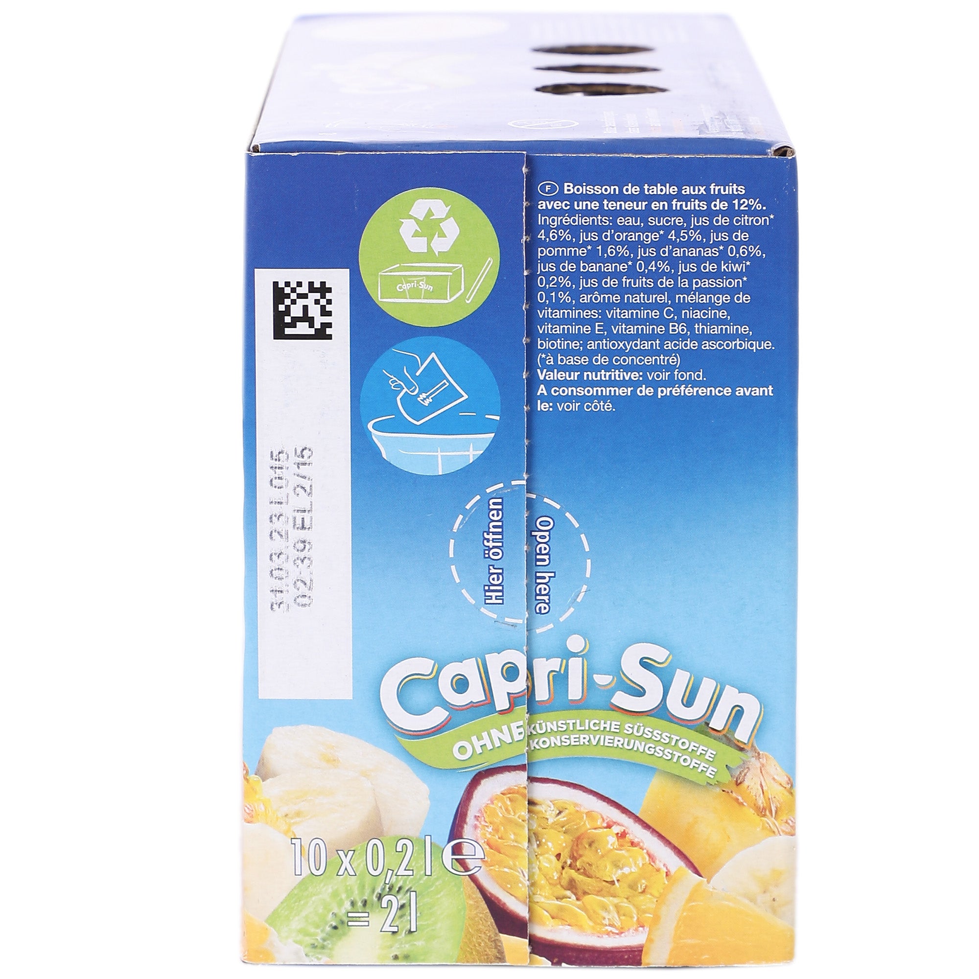 Boîte de 10 Capri-Sun multi vitaminé