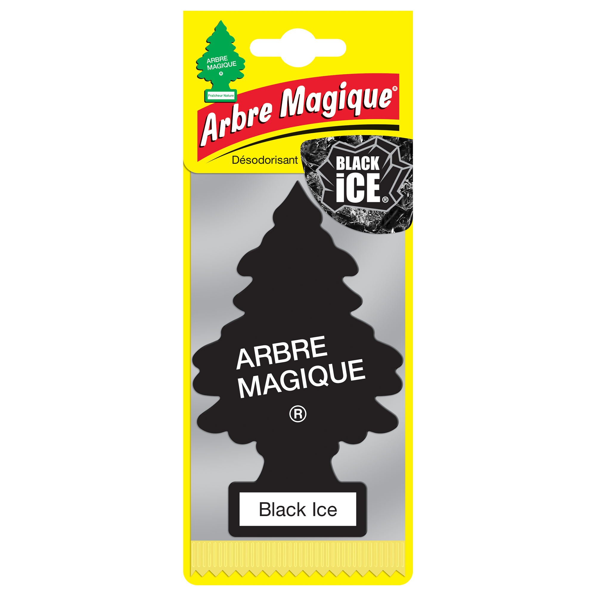 Désodorisant arbre magique black ice