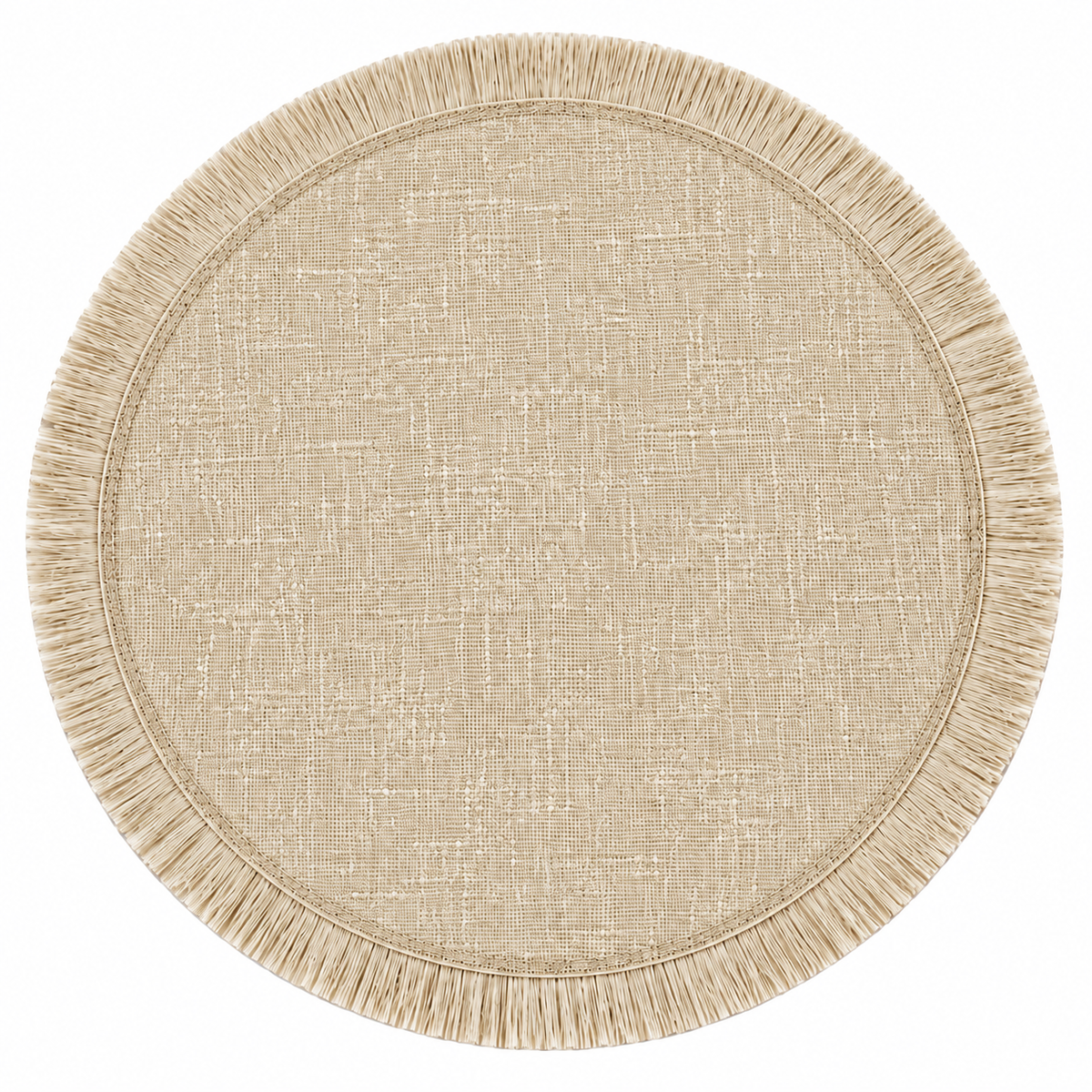 SET DE TABLE 38 CM TEXTILENE A FRANGES