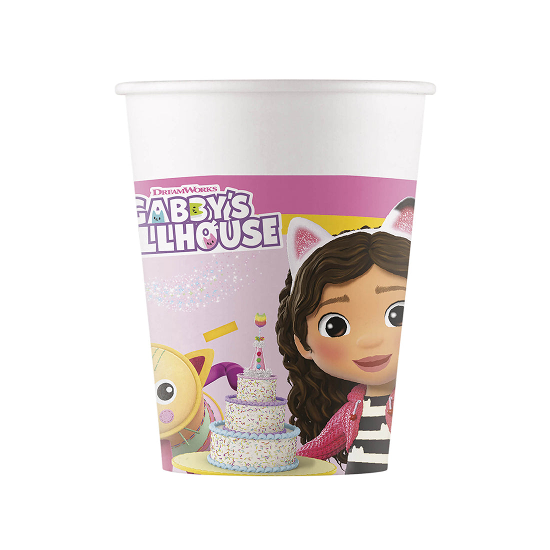 8 gobelets en carton 20 cl Gabby's dollhouse
