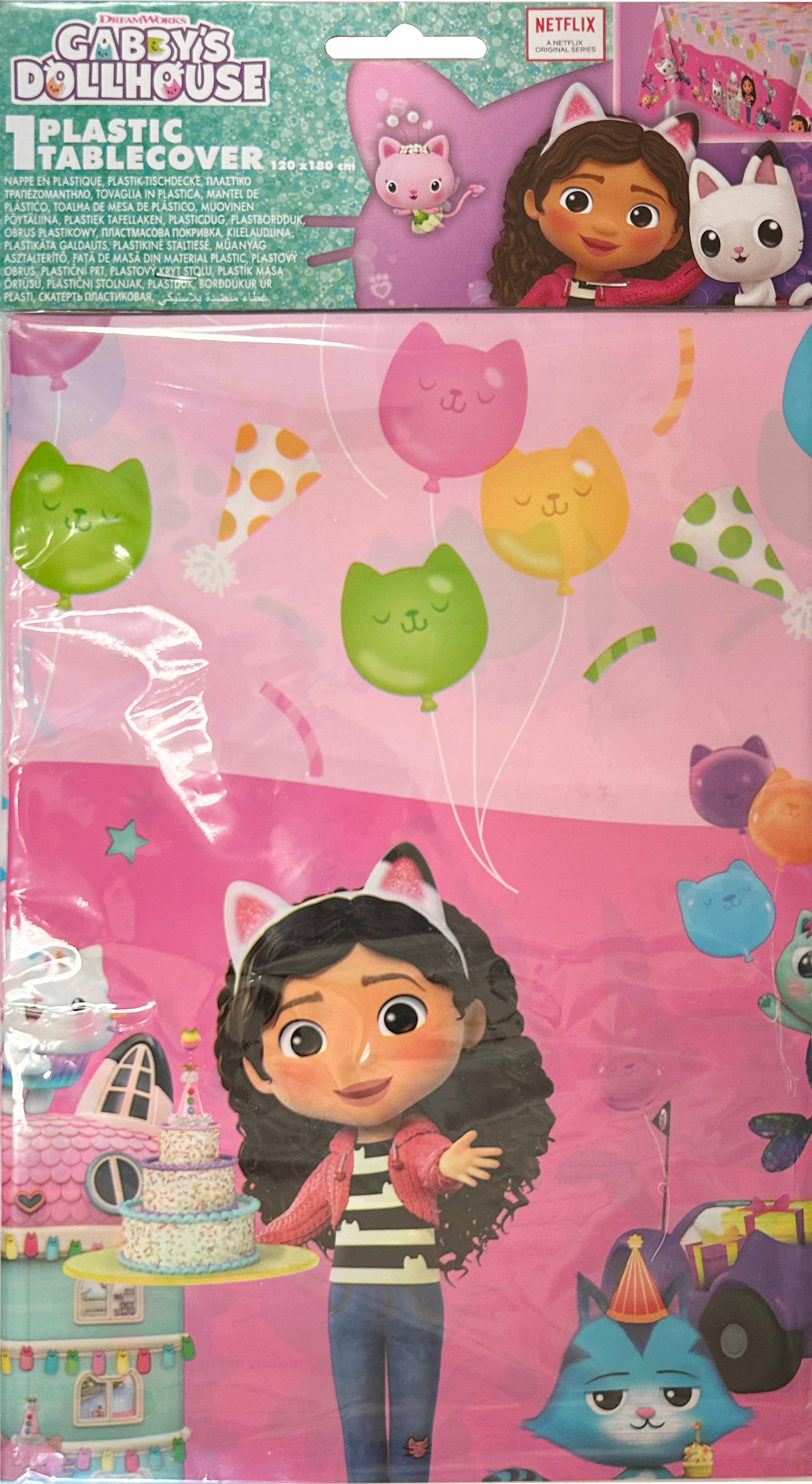 1 nappe en plastique Gabby's dollhouse