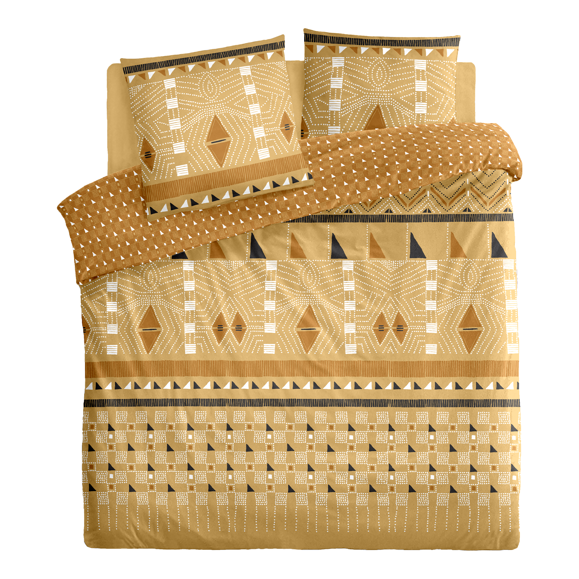 Parure housse de couette percale Kacang