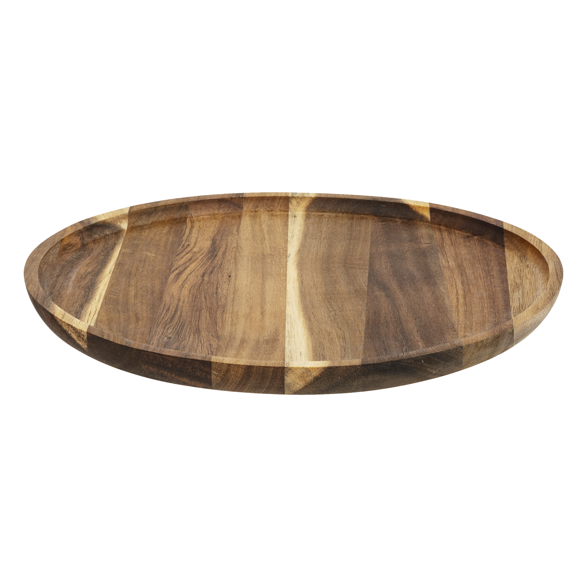 Plateau rond en acacia 30cm