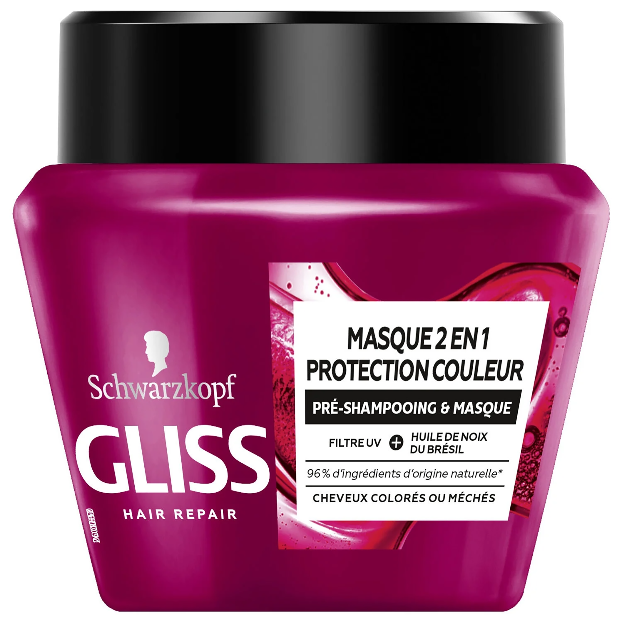 Masque protection 2 en 1 cheveux longs