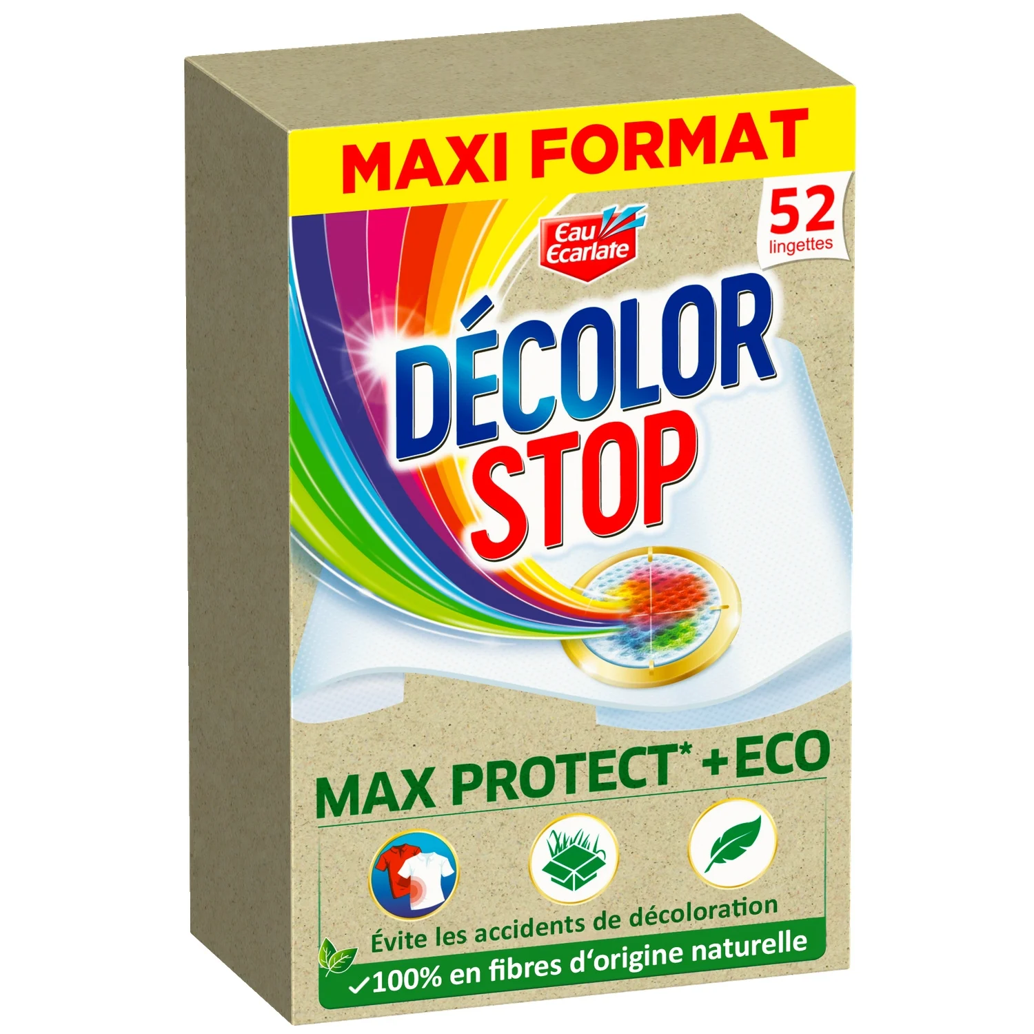 52 lingettes décolor stop max protect + eco