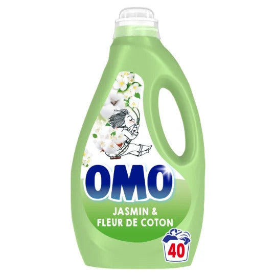 60 doses de lessive liquide Jasmin et Fleur de coton