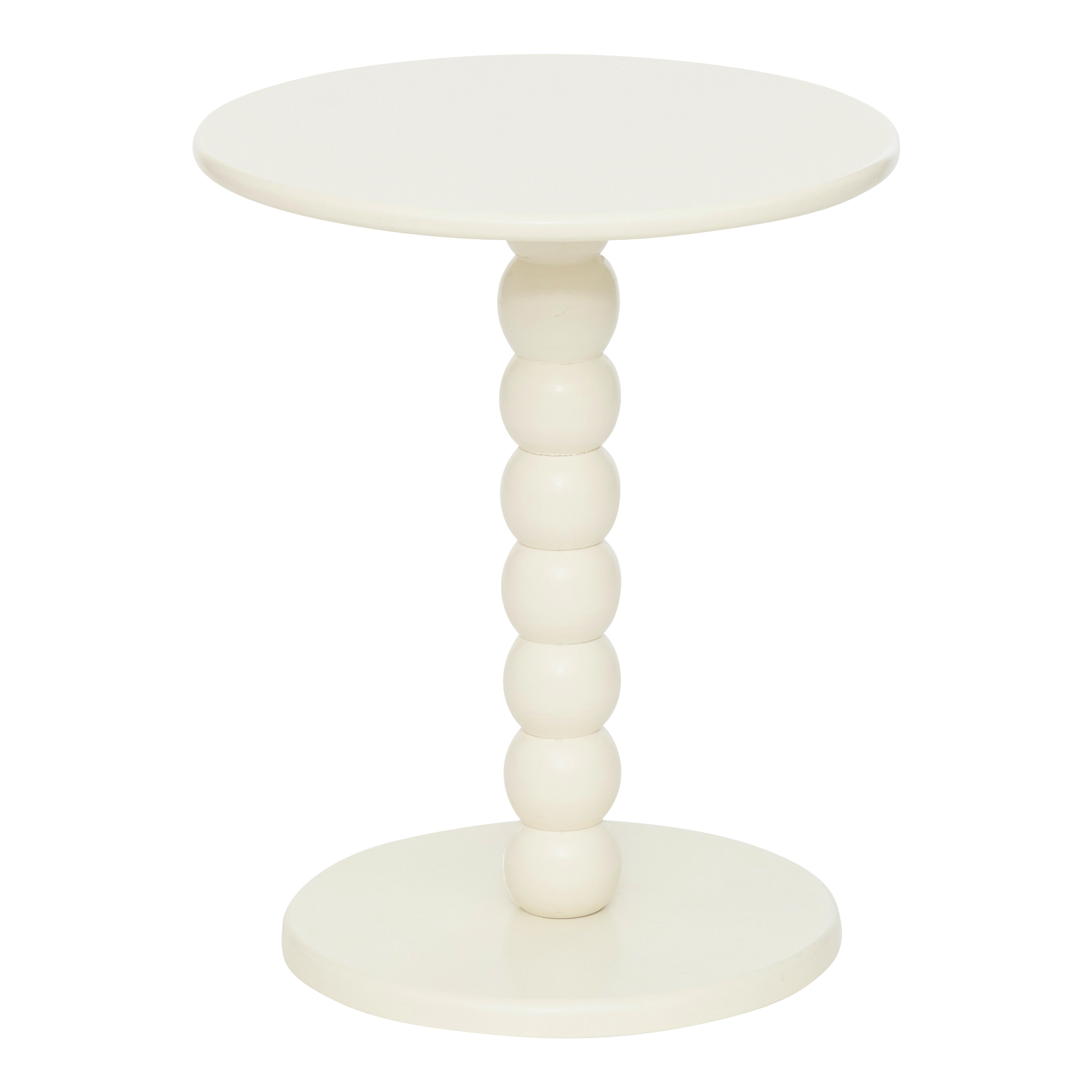 Table d'appoint Chamlo blanche