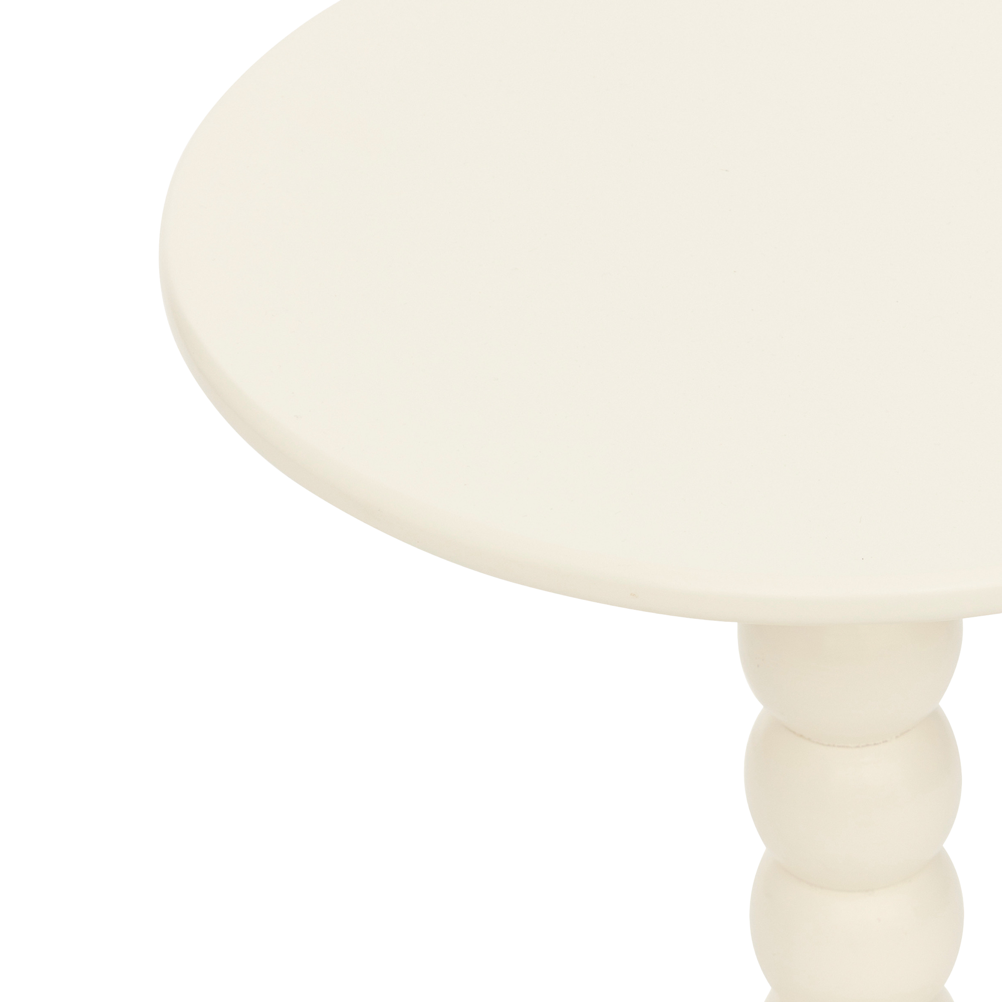 Table d'appoint Chamlo blanche