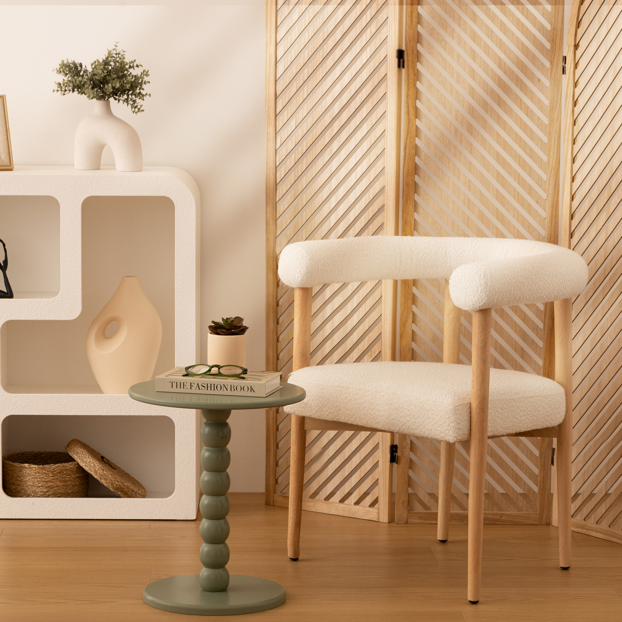 Table d'appoint Chamlo verte