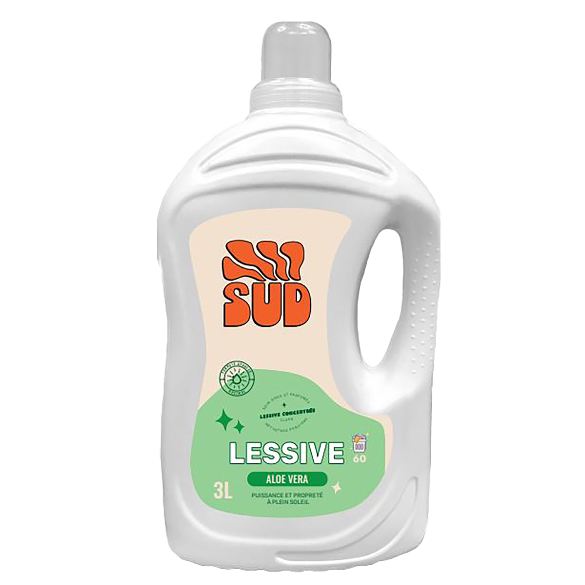 60 doses de lessive liquide Aloe Vera