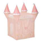 Tente enfant château rose