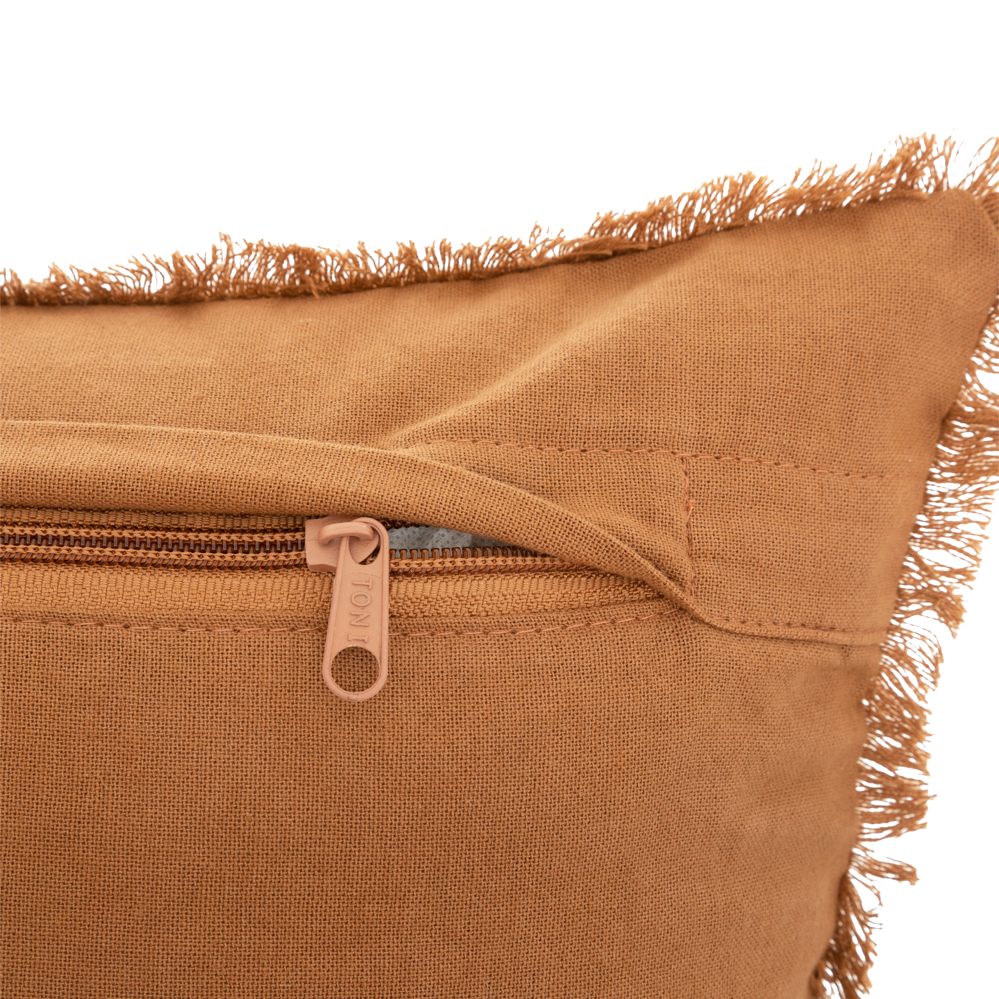 Coussin nid d'abeille 30x50cm terracotta