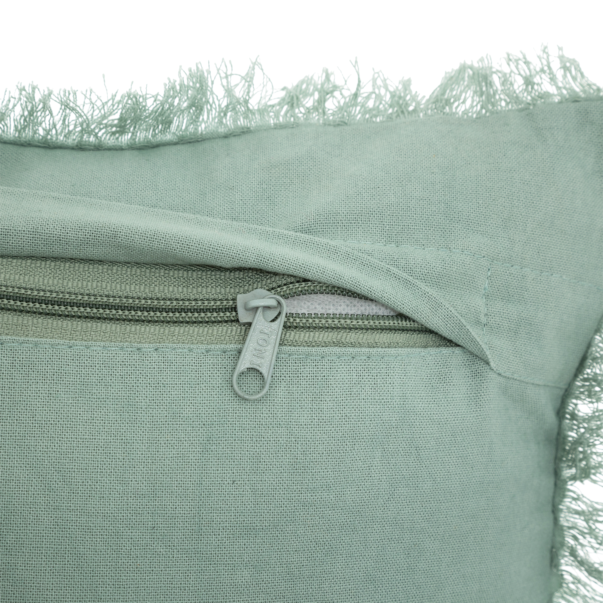 Coussin nid d'abeille 30x50cm celadon