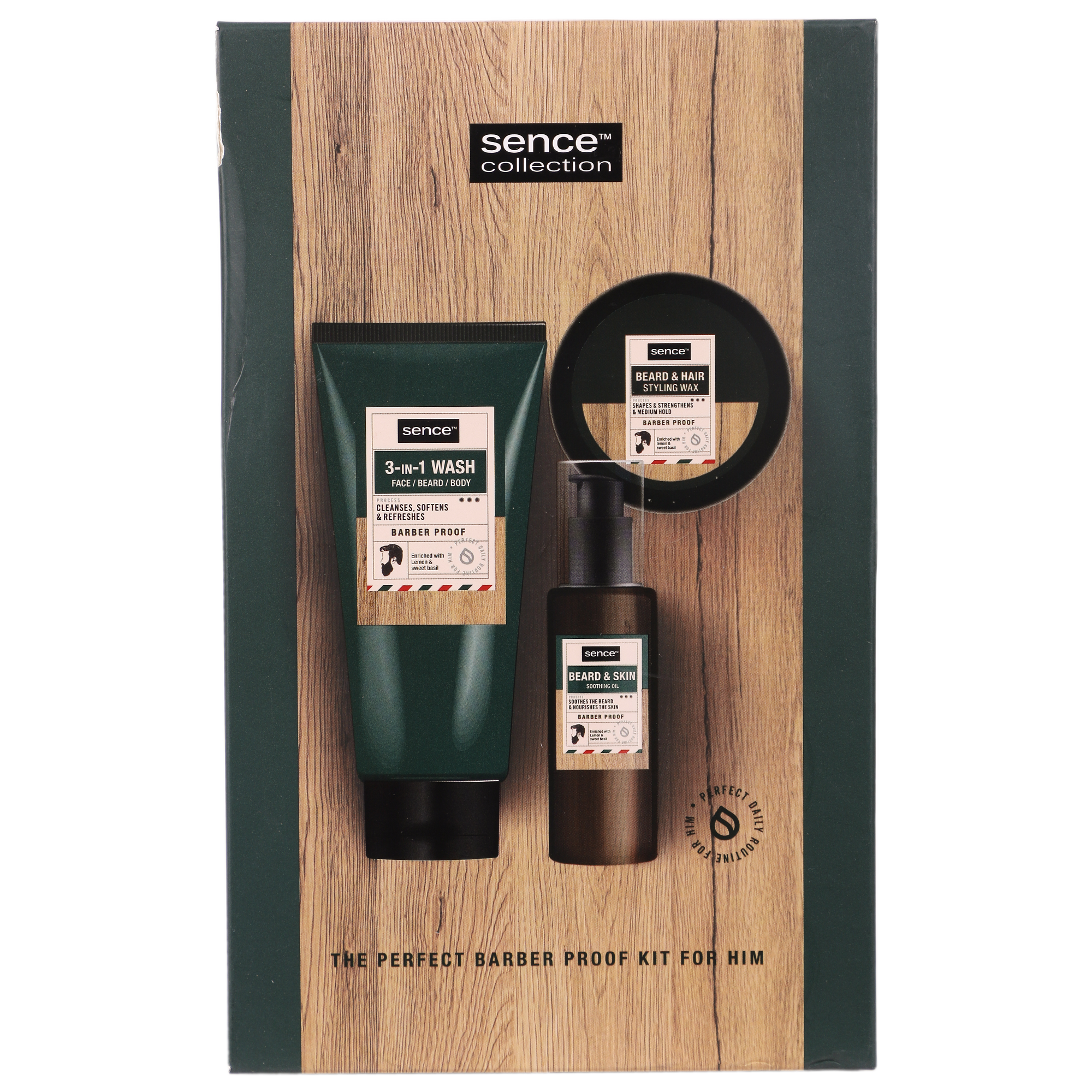 Coffret pour barbe et cheveux