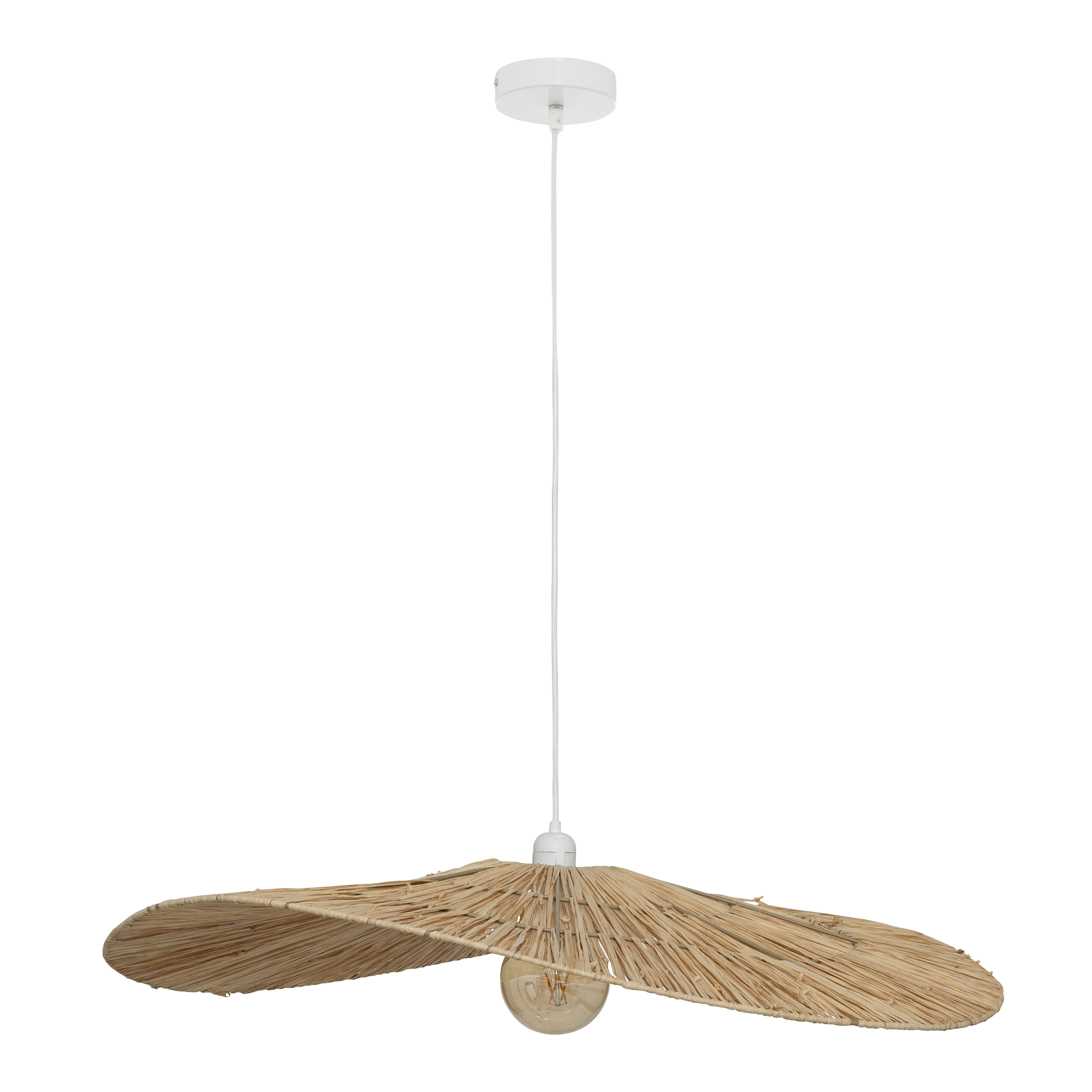 Suspension naturelle en raphia