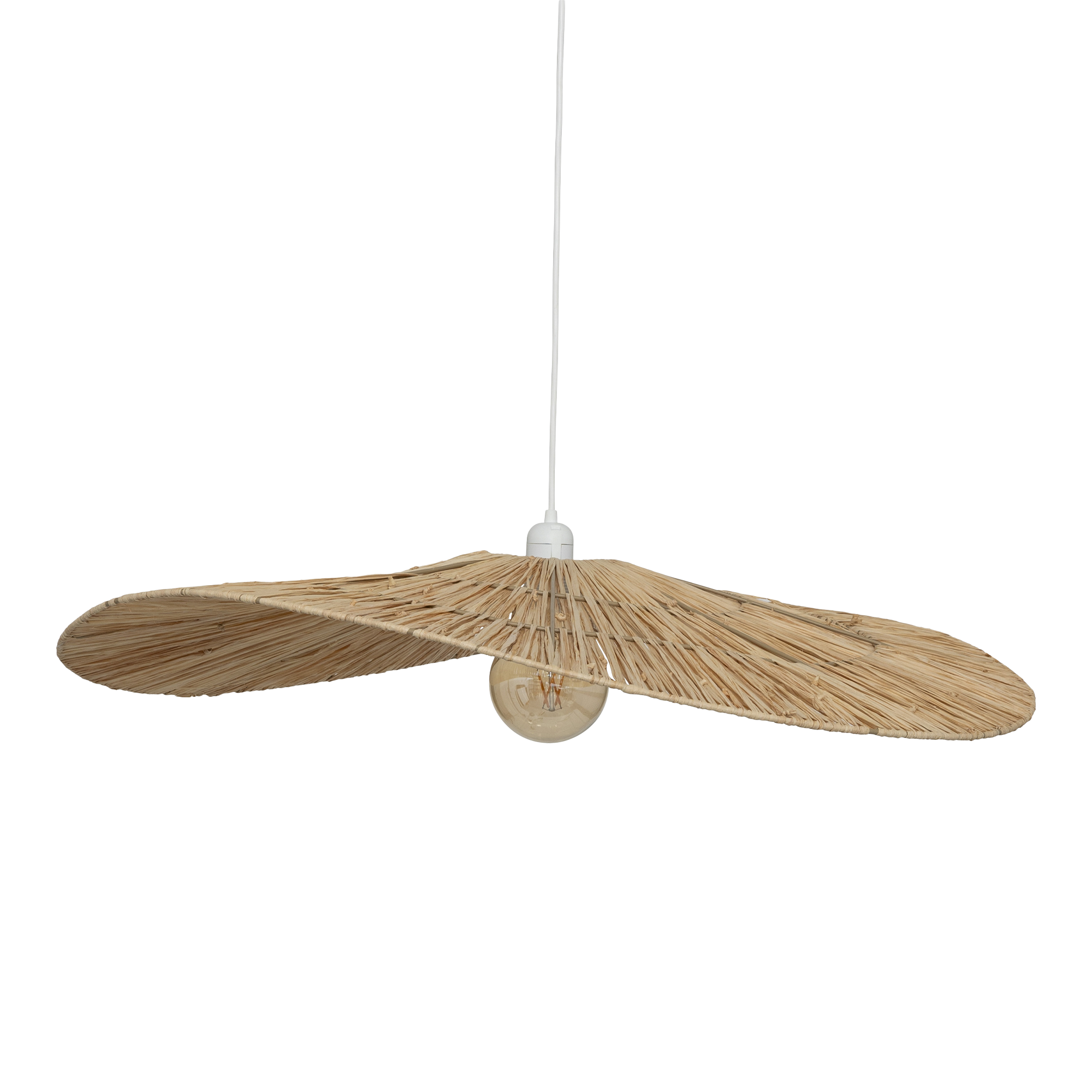 Suspension naturelle en raphia
