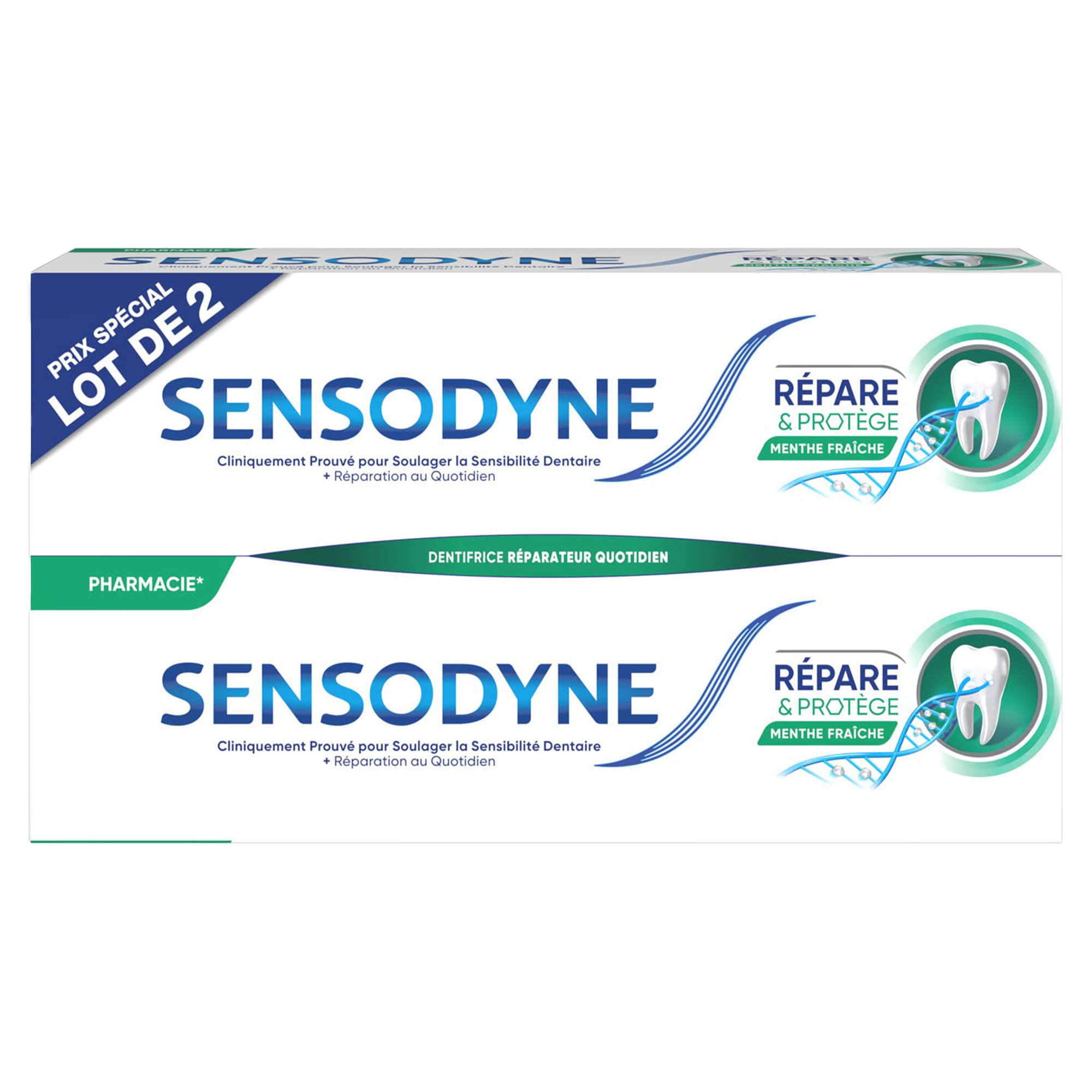 Dentifrice repare et protege menthe