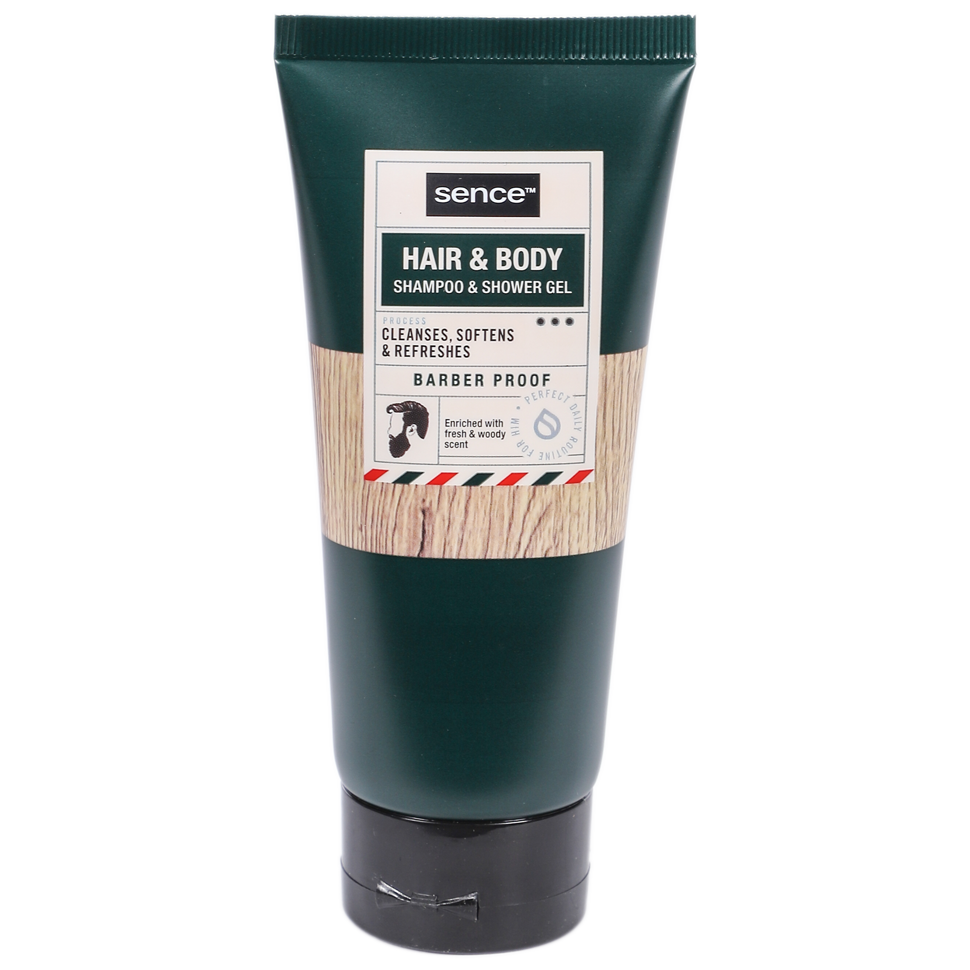 Coffret shampoing et gel douche 2 en 1 + huile à barbe