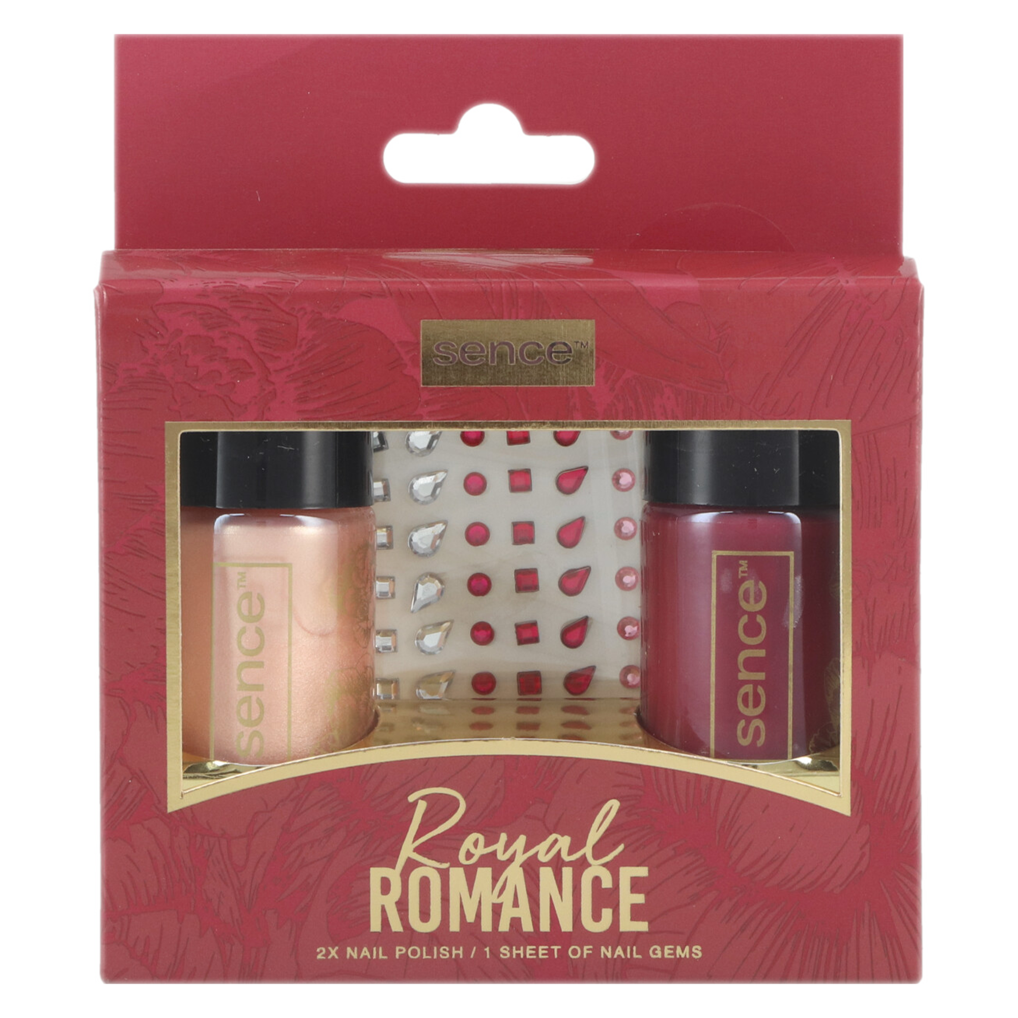 Coffret 2 vernis à ongles et autocollants