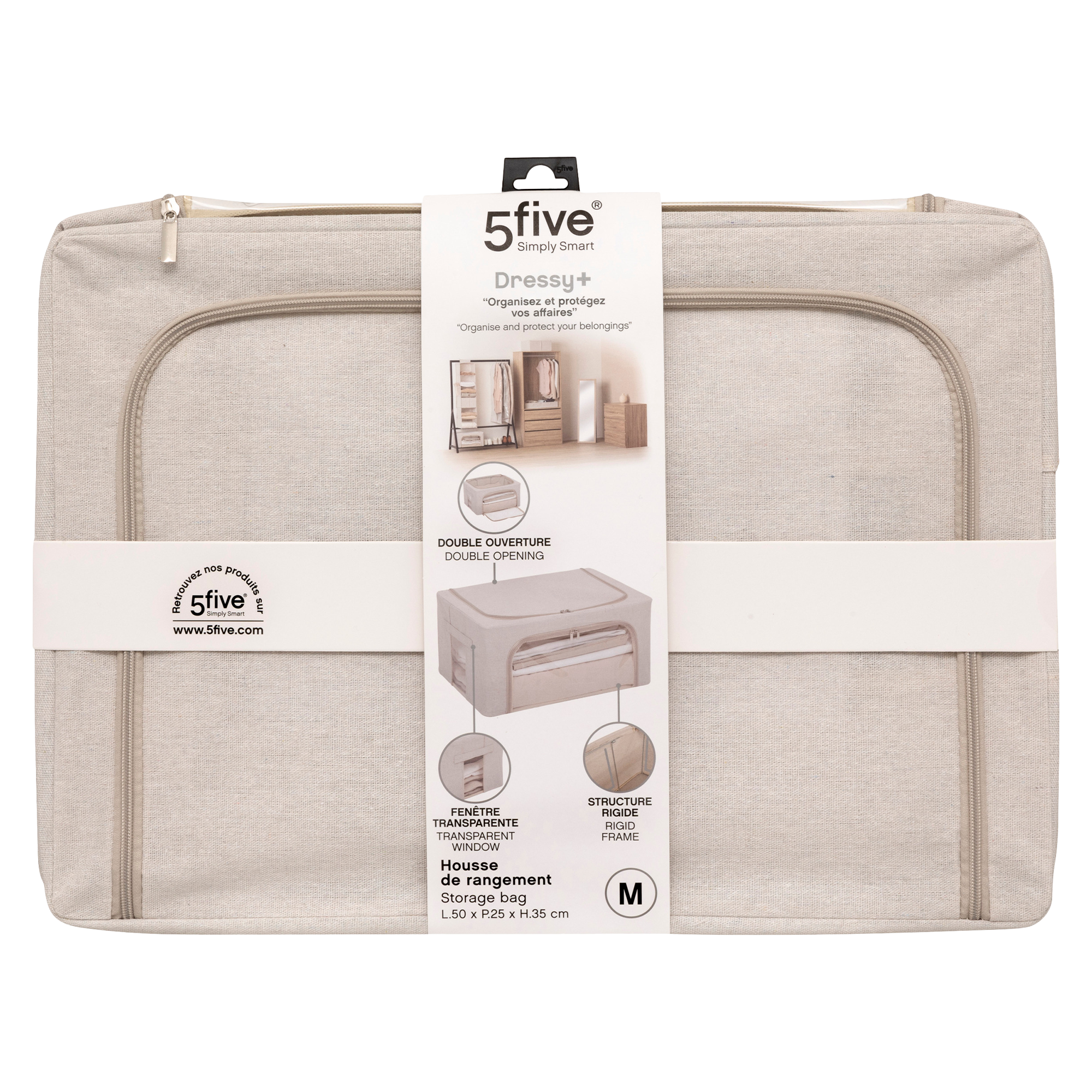Housse de rangement double ouverture Dressy+