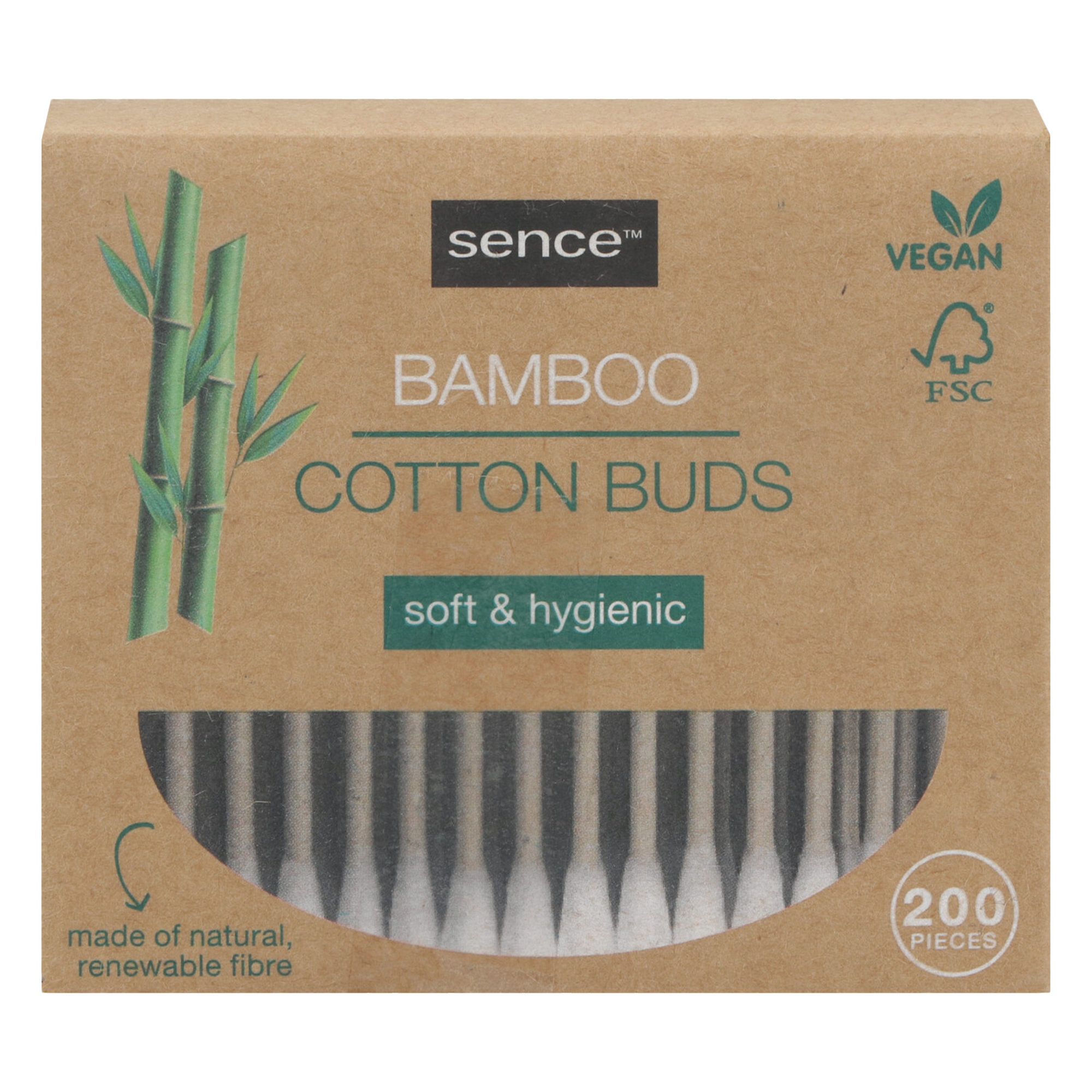 200 COTON TIGES BAMBOU