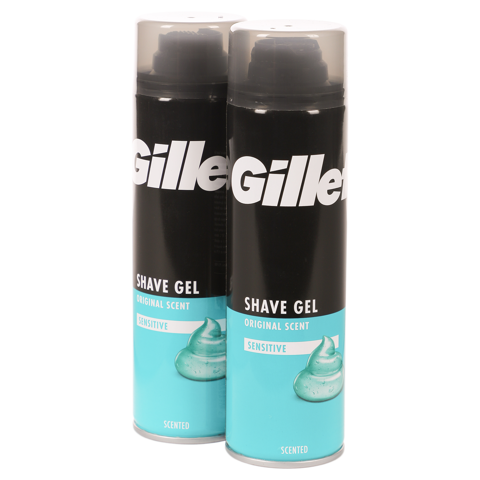Lot de 2 gel de rasage sensitive peaux sensibles