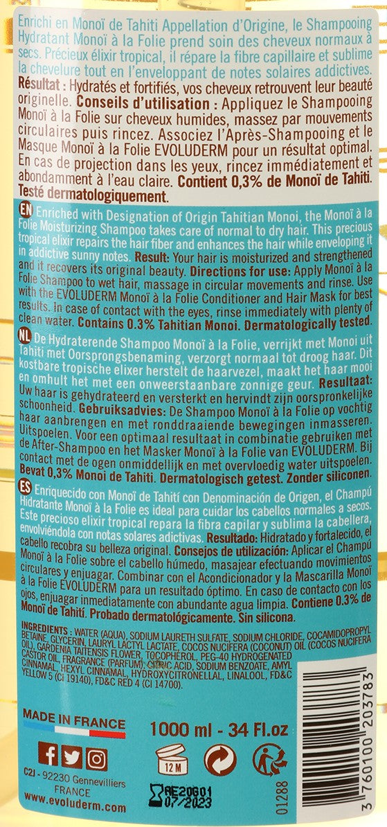 Shampoing monoï à la folie