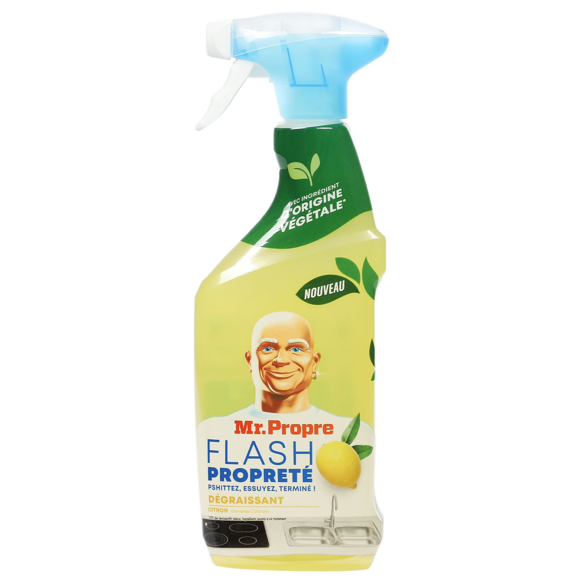 Pistolet nettoyant dégraissant citron flash propreté