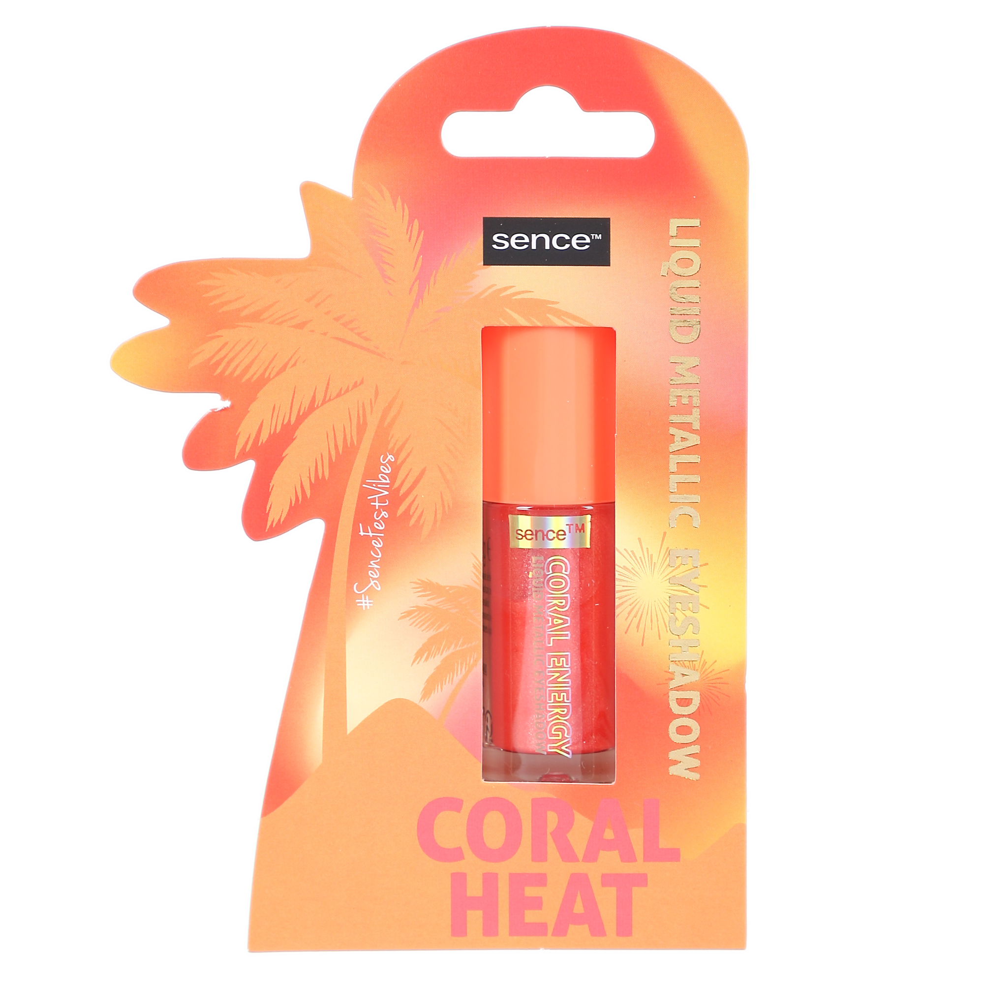 Fard à paupière liquide métallique  - Orange