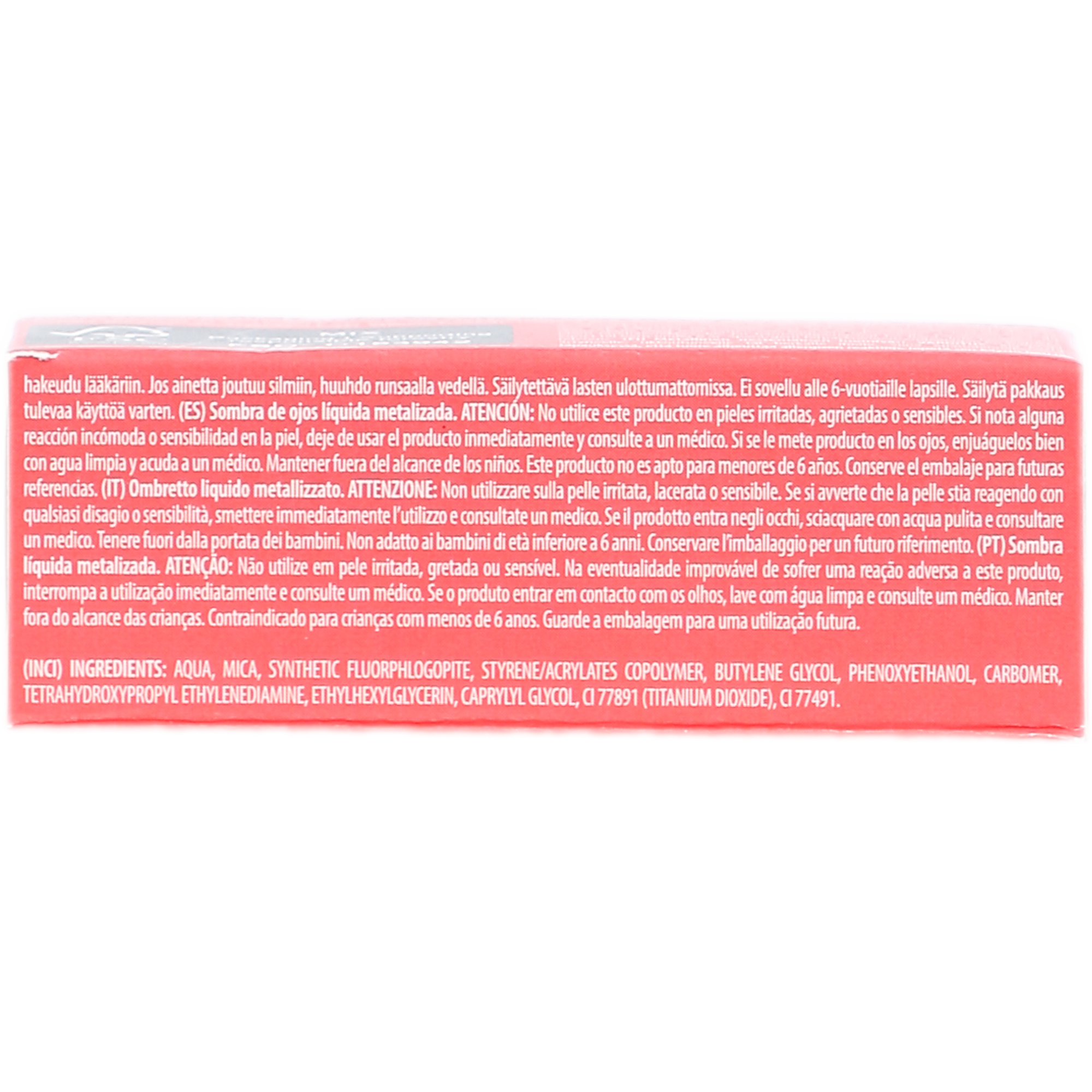 Fard à paupière liquide métallique  - Rose