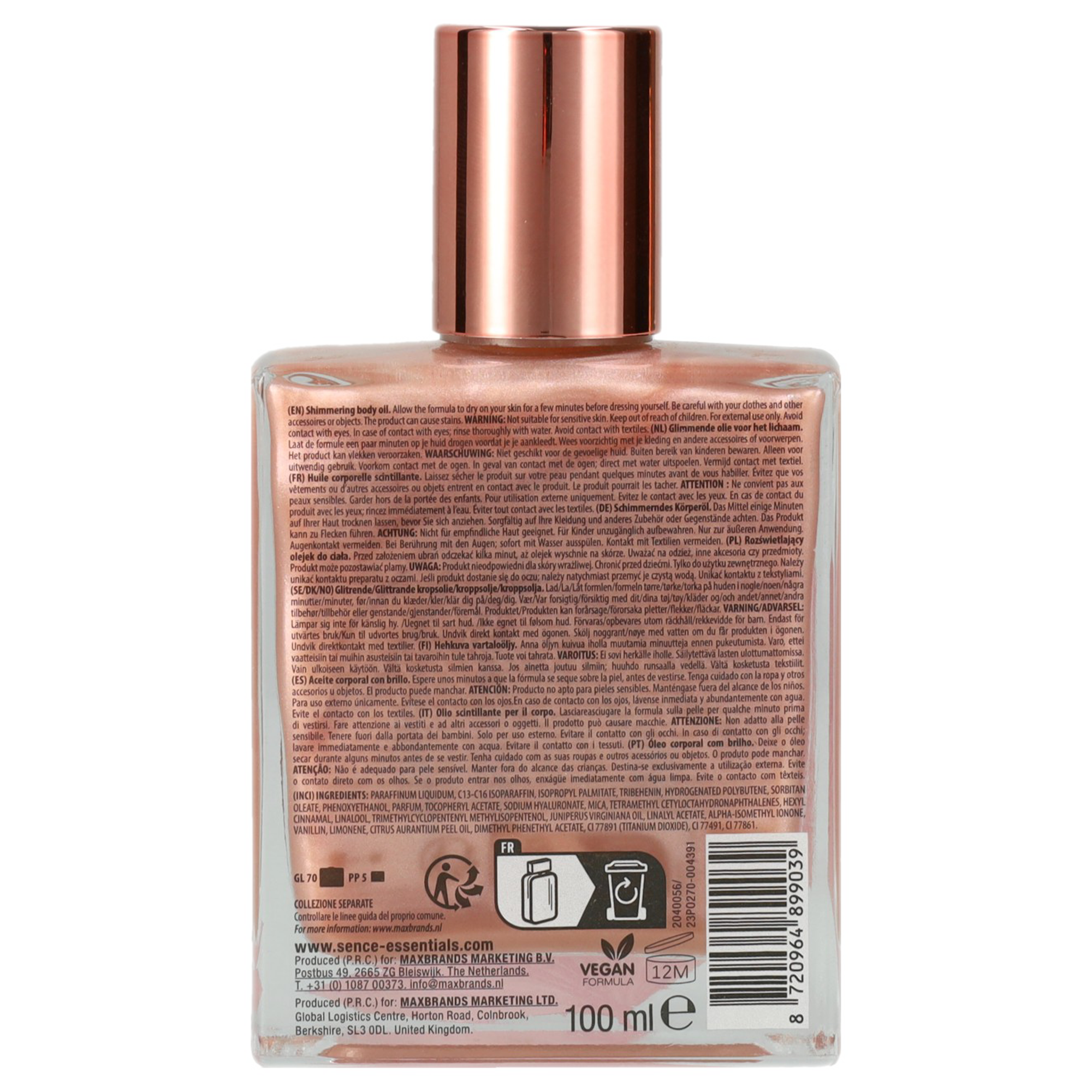 HUILE CORPS BRILLANTE WELLNESS EMBRACE