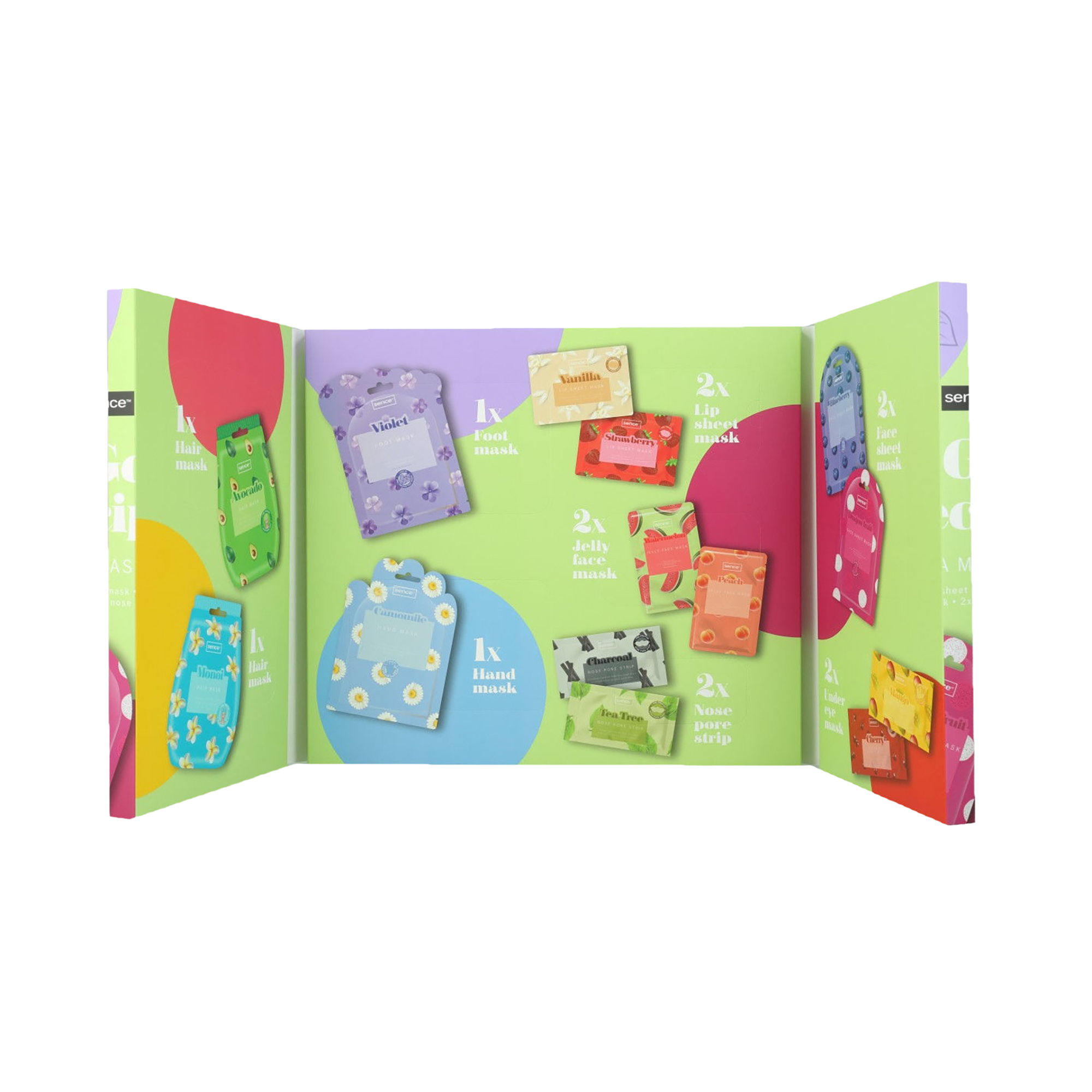 Coffret de 14 masques Planet love